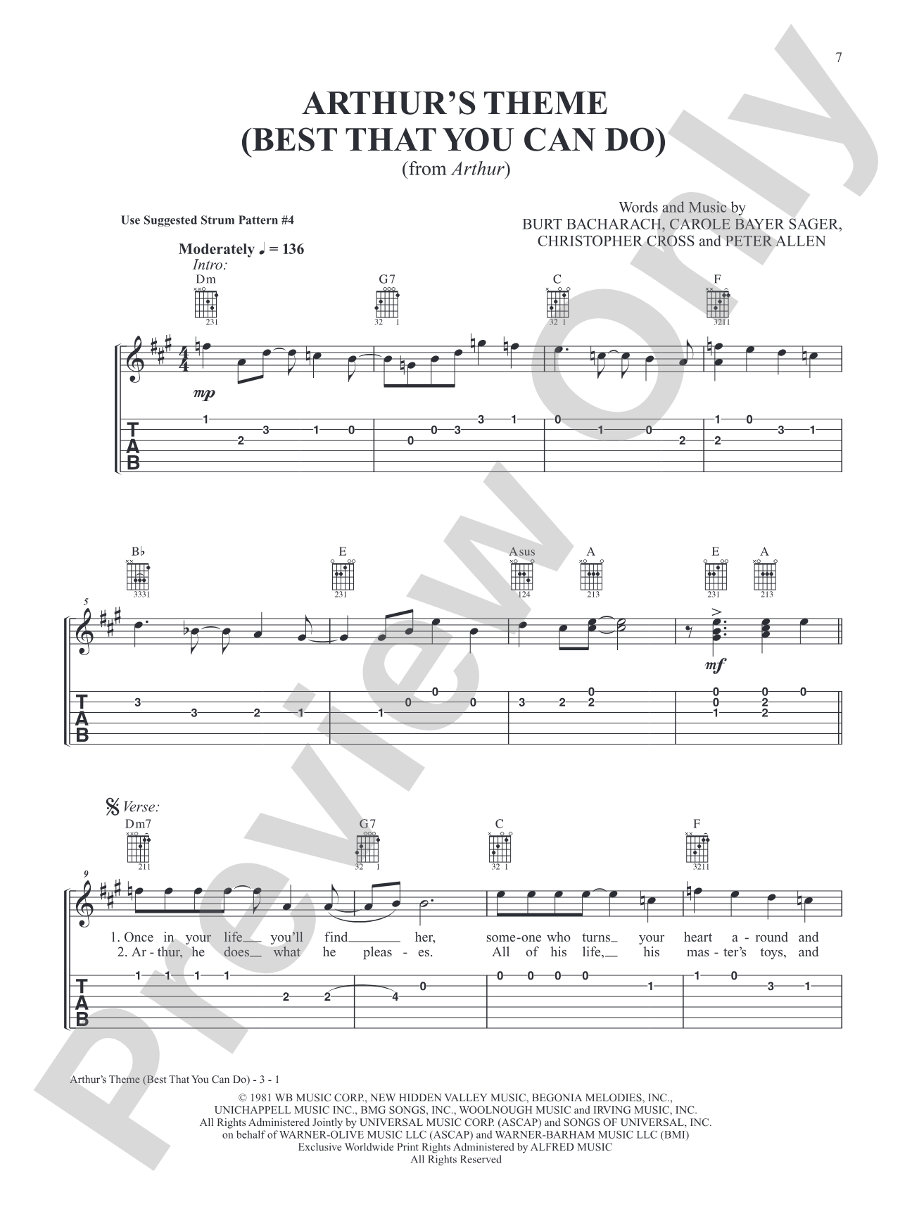 Alfred's Easy Guitar Songs: Movie Hits: 50 Songs and Themes: Easy Guitar