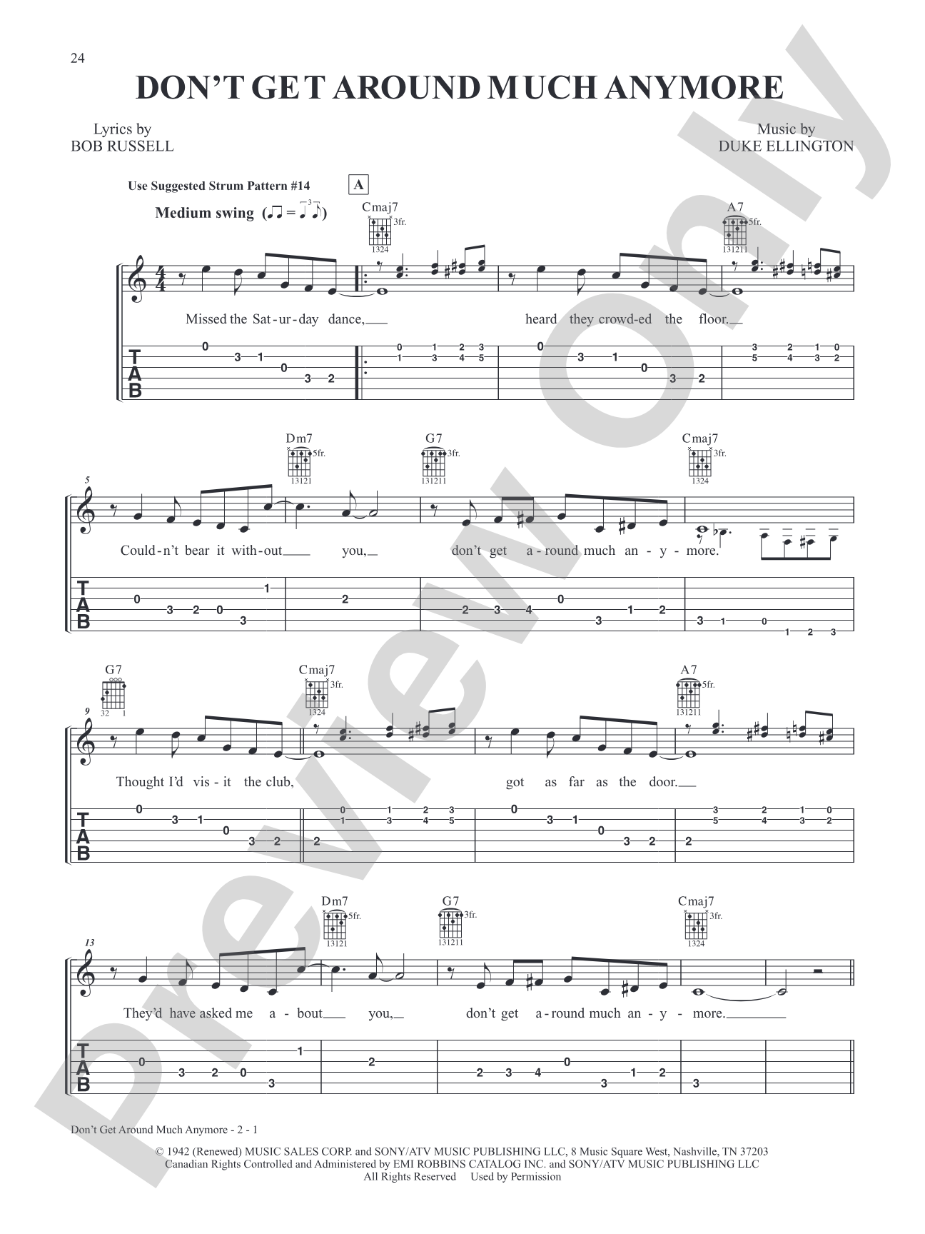 Alfred's Easy Guitar Songs: Standards & Jazz: 50 Classics from the Great American Songbook: Solo Guitar