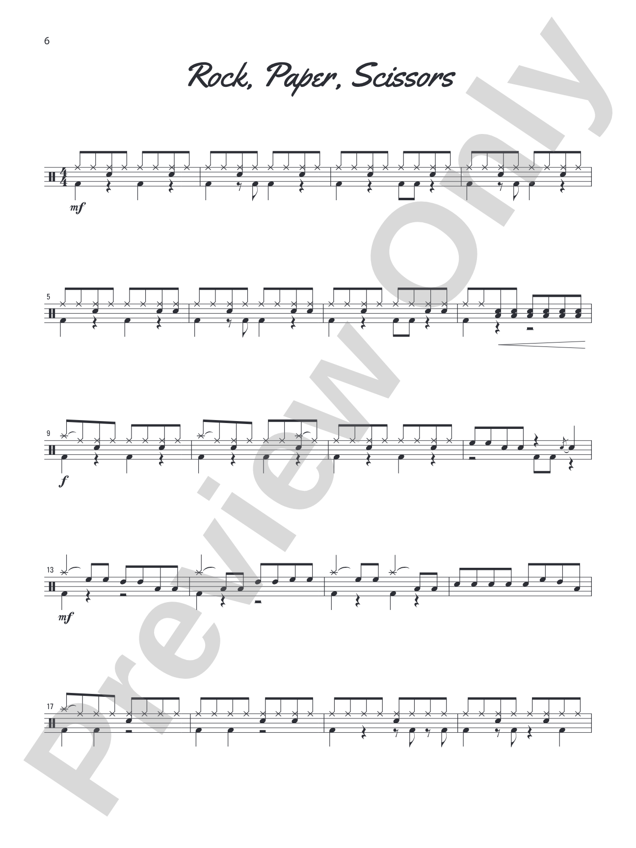 Solo in Style: Six Drumset Etudes for the Beginning to Intermediate Performer