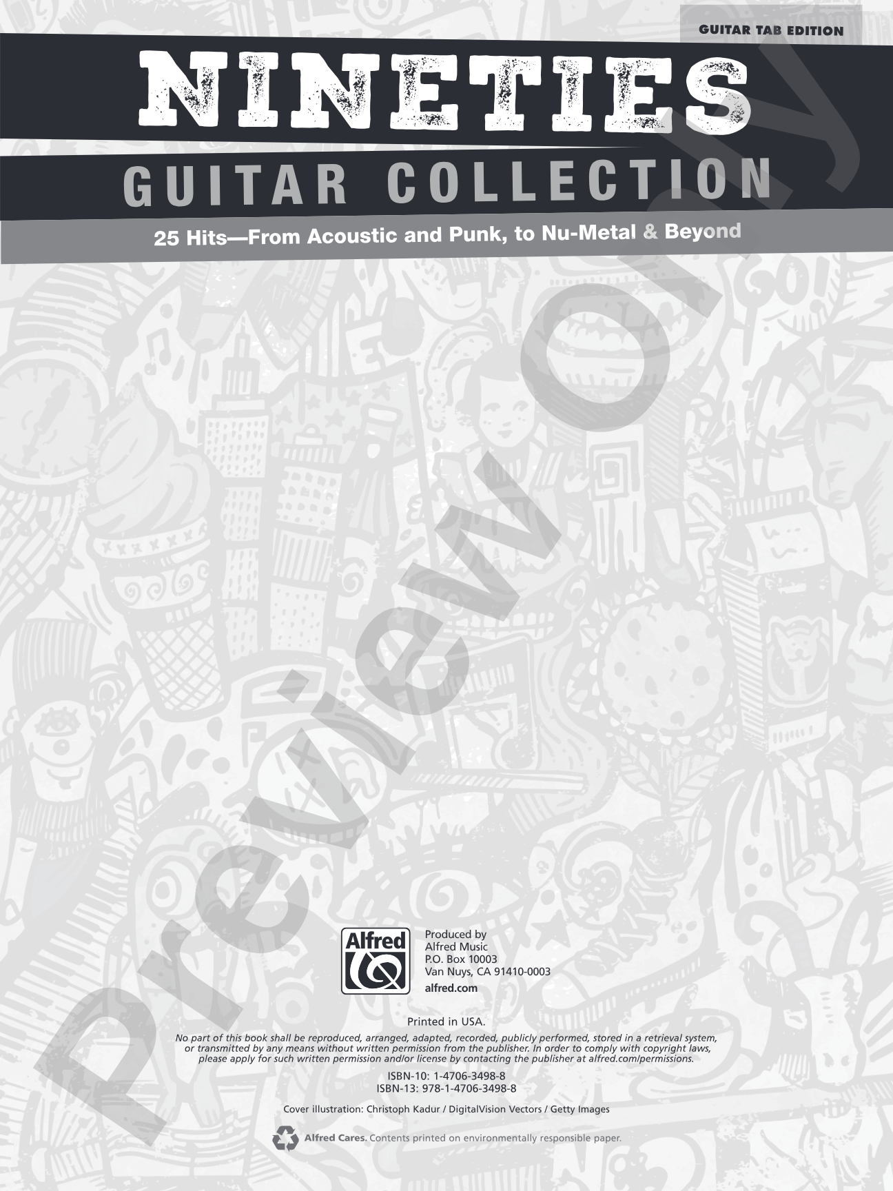 Nineties Guitar Collection: 25 Hits---from Acoustic and Punk, to Nu-Metal & Beyond: Guitar Tab
