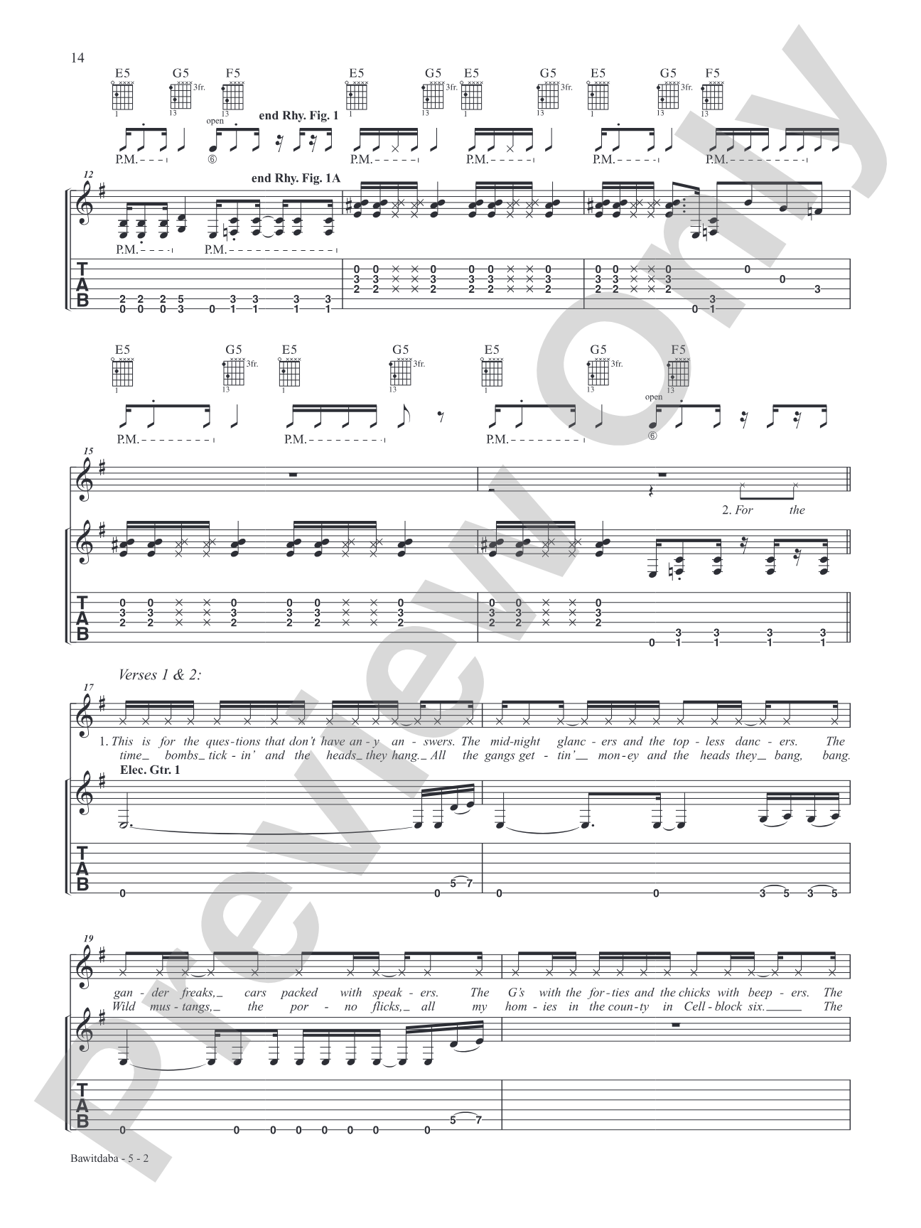 Nineties Guitar Collection: 25 Hits---from Acoustic and Punk, to Nu-Metal & Beyond: Guitar Tab
