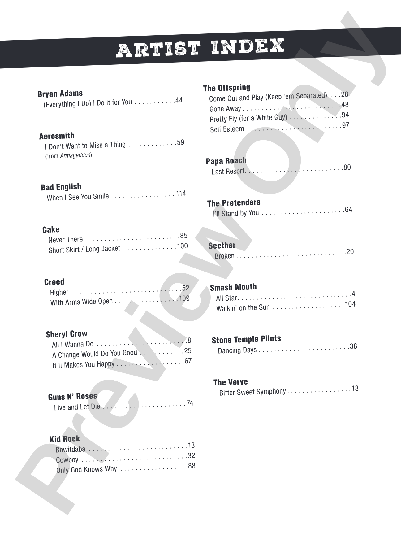 Nineties Guitar Collection: 25 Hits---from Acoustic and Punk, to Nu-Metal & Beyond: Guitar Tab
