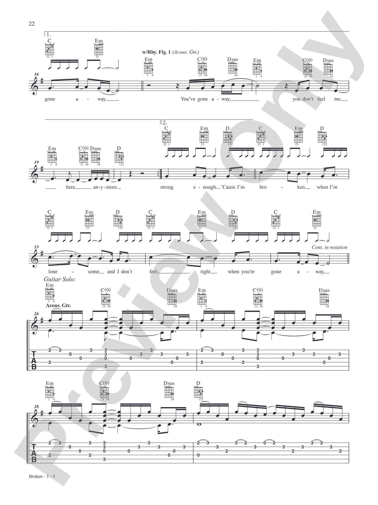 Nineties Guitar Collection: 25 Hits---from Acoustic and Punk, to Nu-Metal & Beyond: Guitar Tab