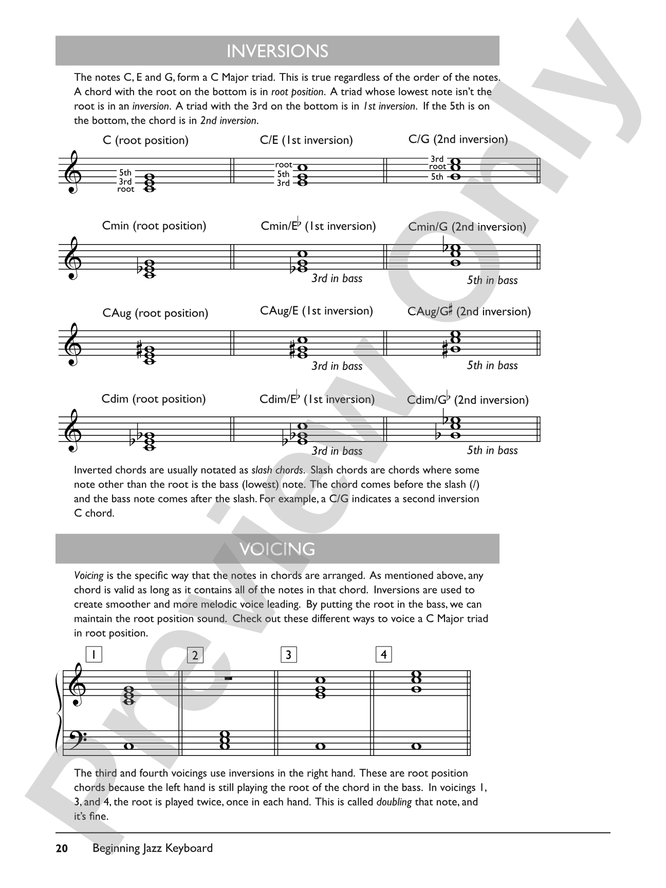 The Complete Jazz Keyboard Method: Beginning Jazz Keyboard: Piano