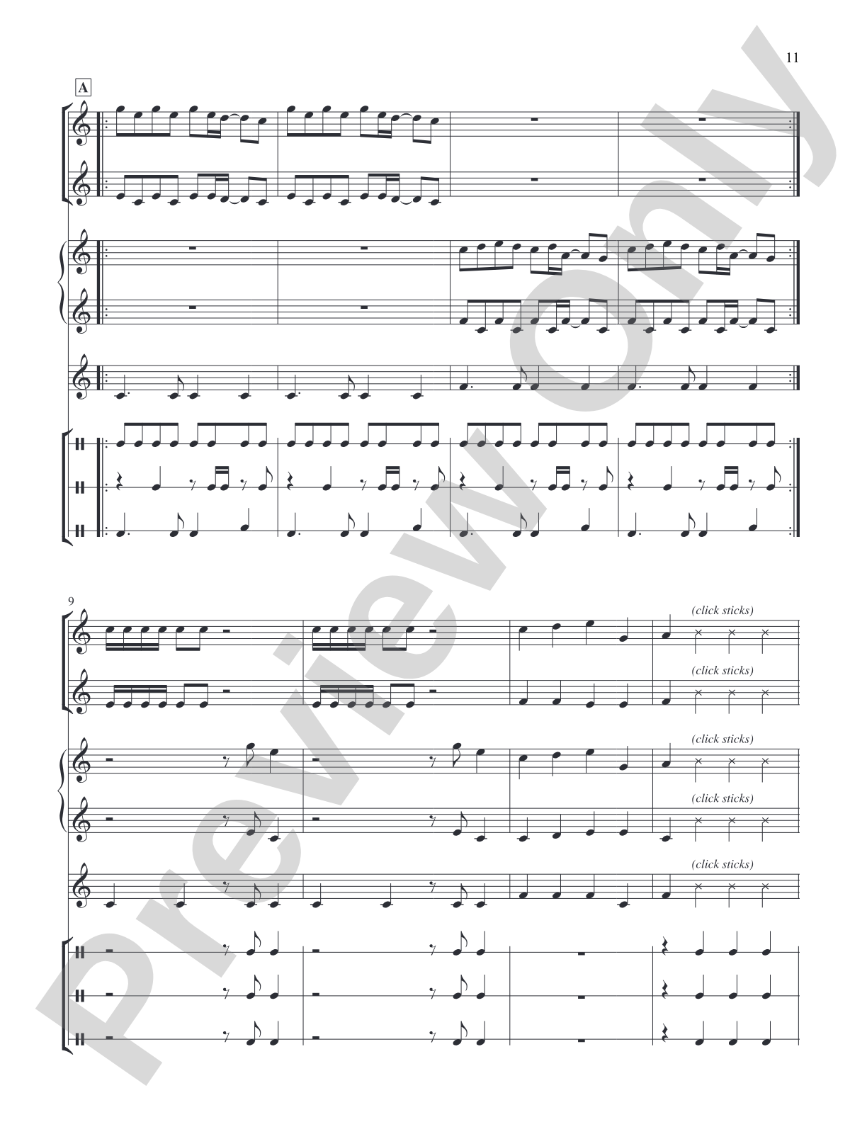 Rhythm-O-Rama!: Featuring Pop Hits, Movie Themes, and Showtunes Arranged for Classroom Percussion Instruments: Percussion Ensemble