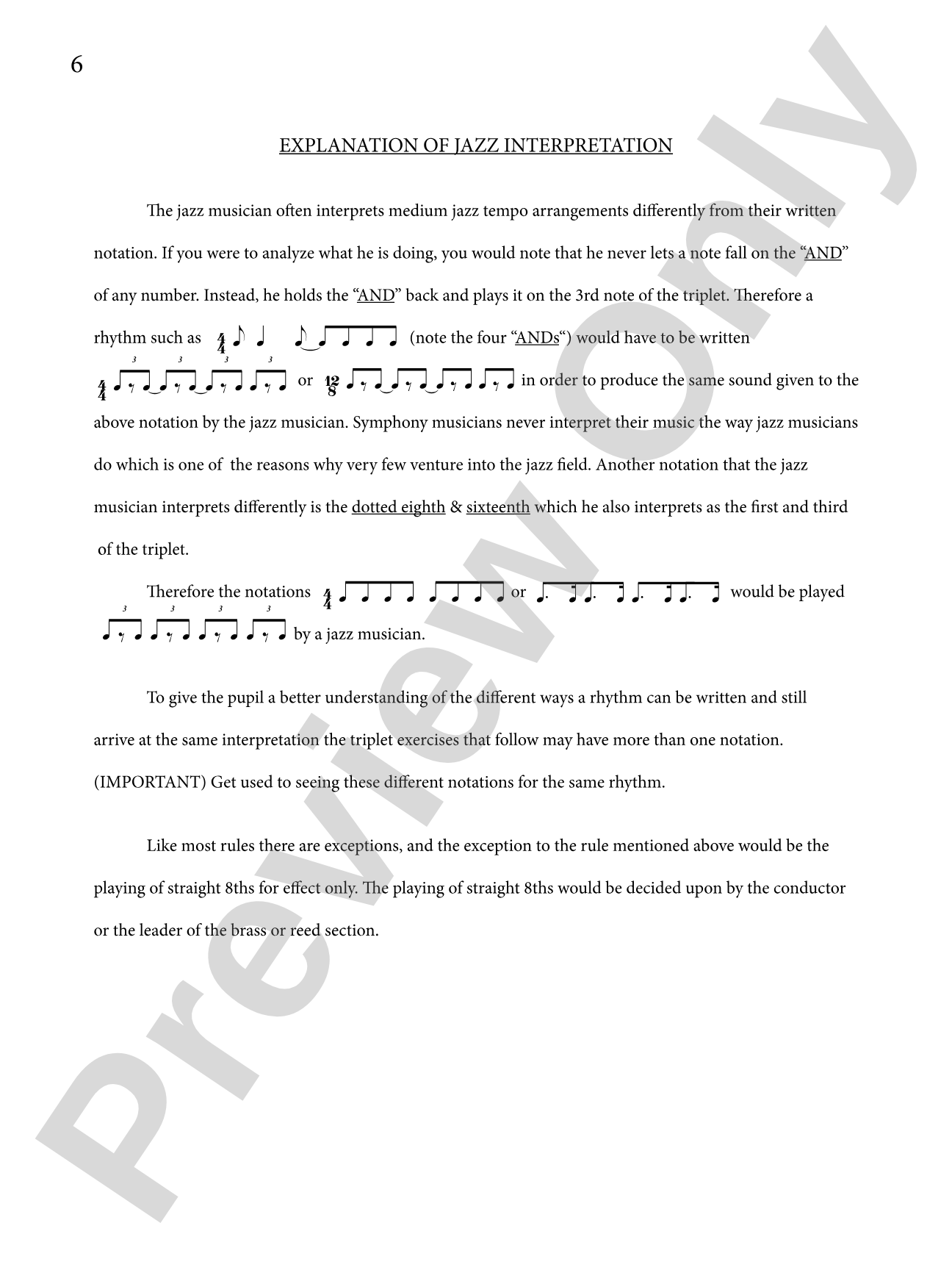 Al Miller's 1,000 Solos for the Drum Set, Volume 1: Swinging the Triplets