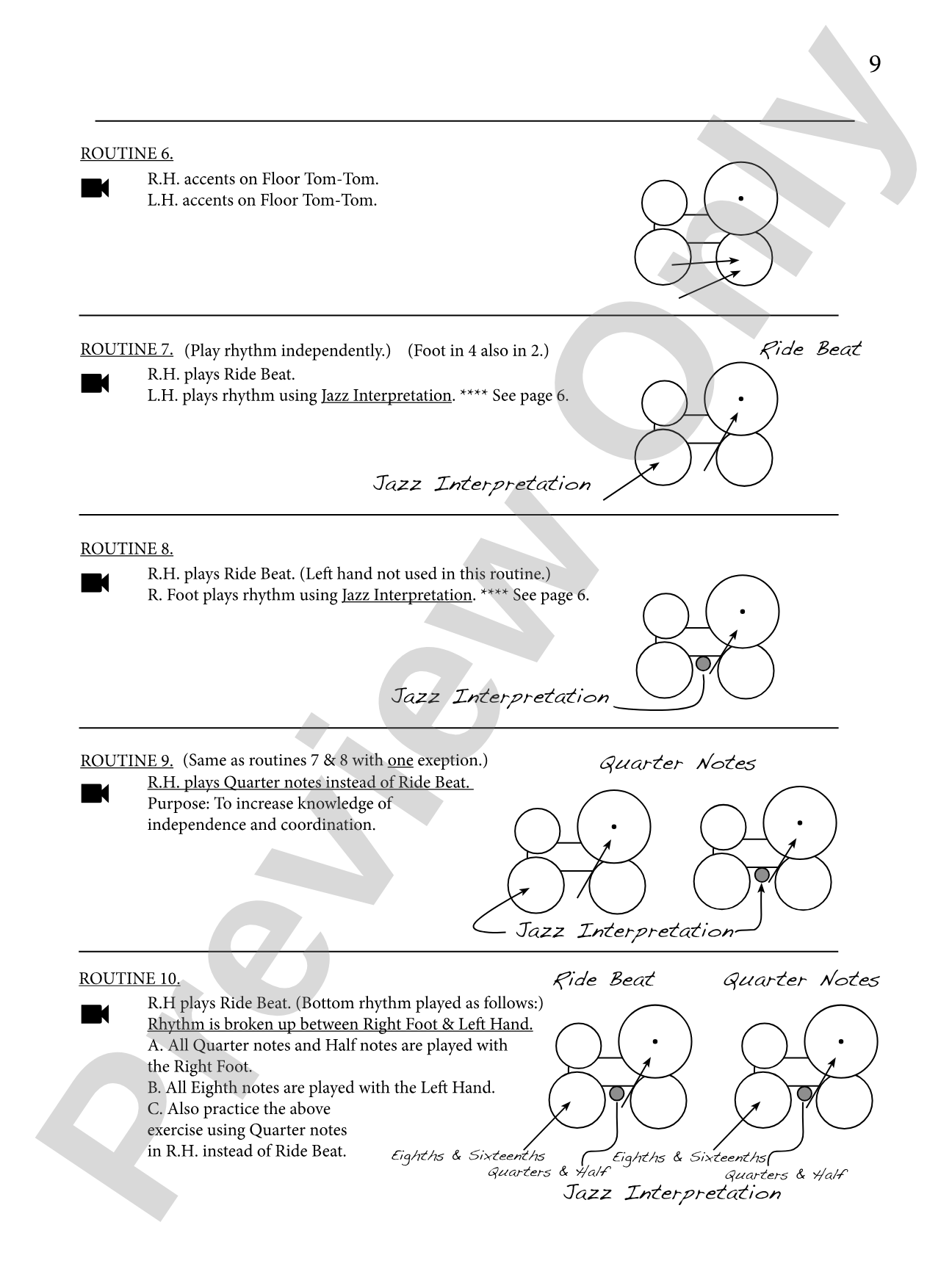 Al Miller's 1,000 Solos for the Drum Set, Volume 1: Swinging the Triplets