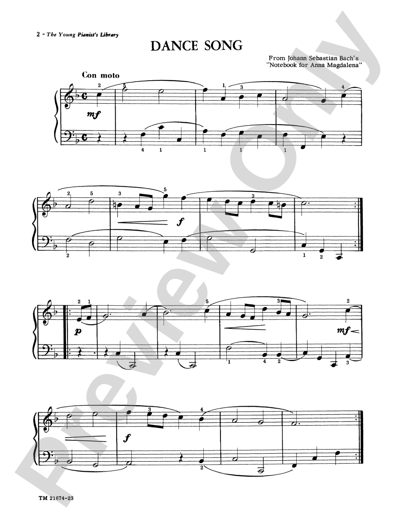 The Young Pianist's Library: From Bach to Bartók, Book 1A: Piano