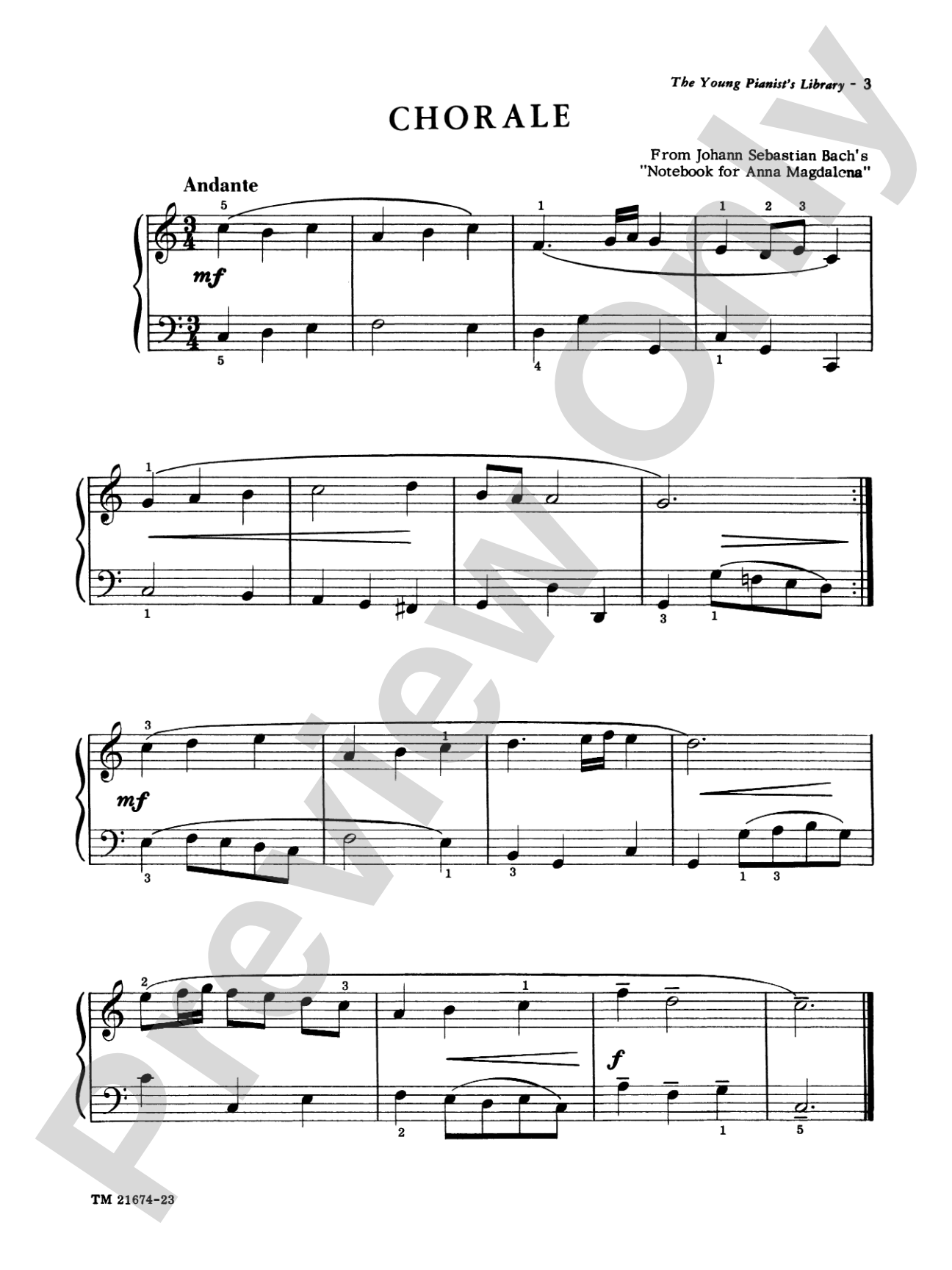 The Young Pianist's Library: From Bach to Bartók, Book 1A: Piano