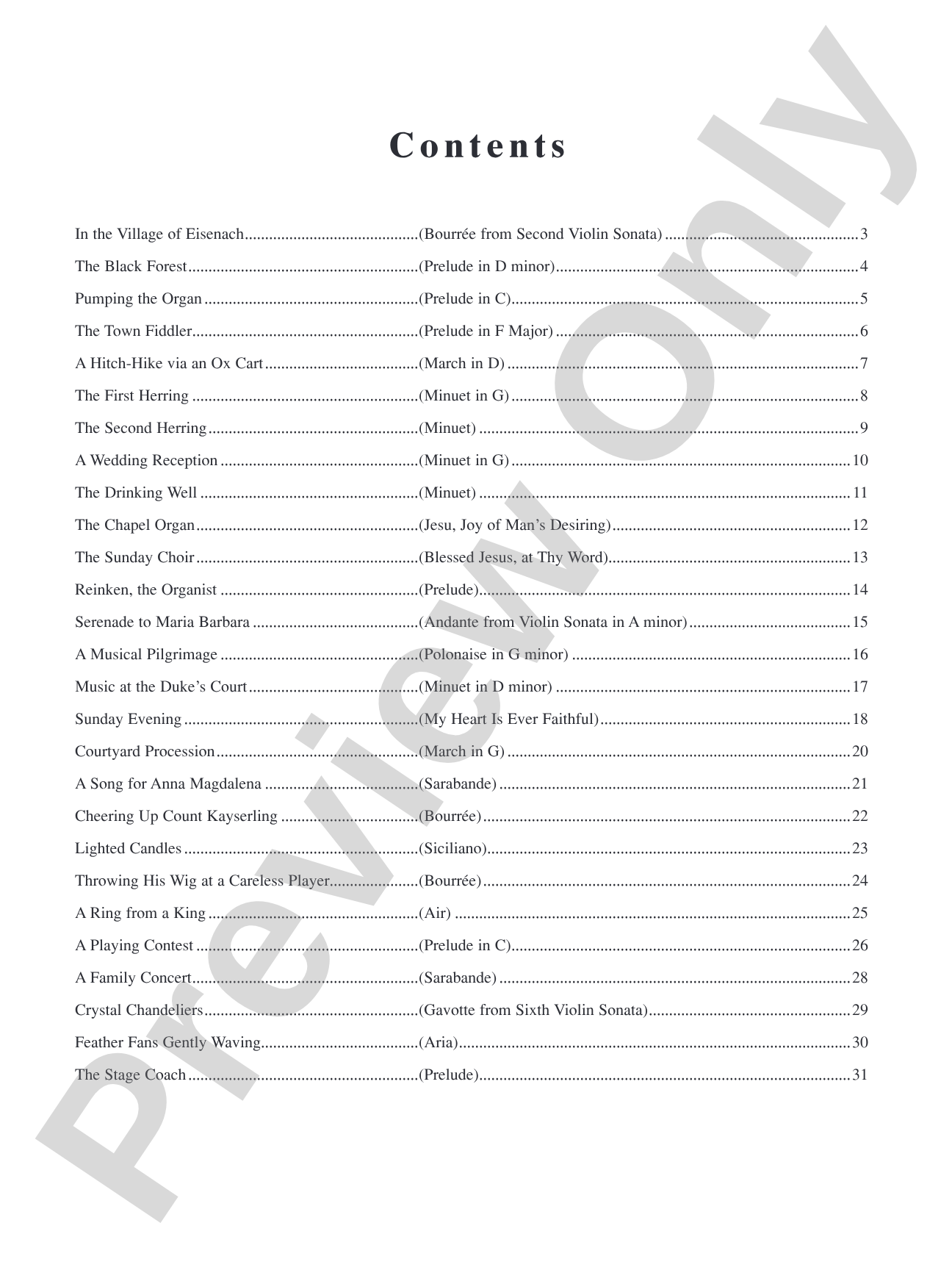 Bach-Schaum, Book One: Based on Events and Episodes of Bach's Life: Piano