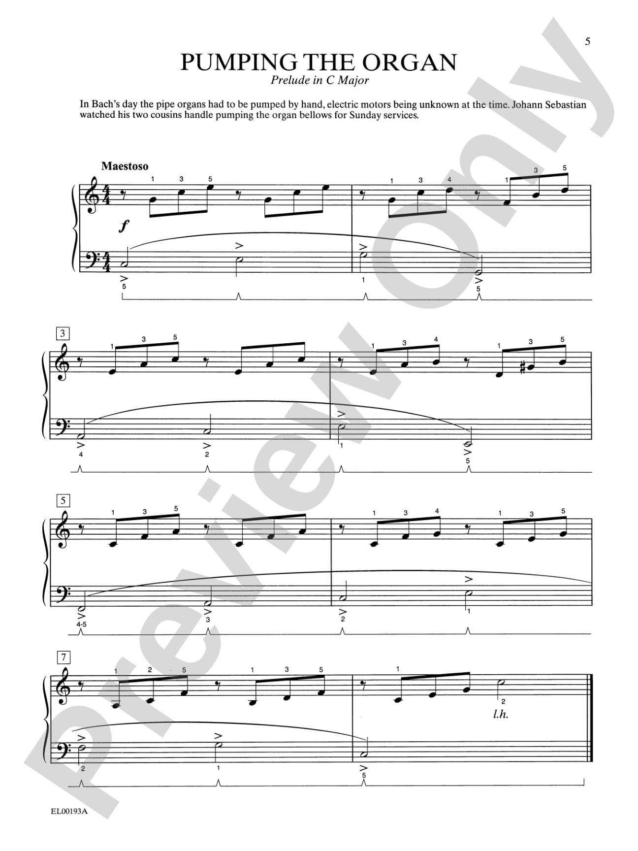 Bach-Schaum, Book One: Based on Events and Episodes of Bach's Life: Piano