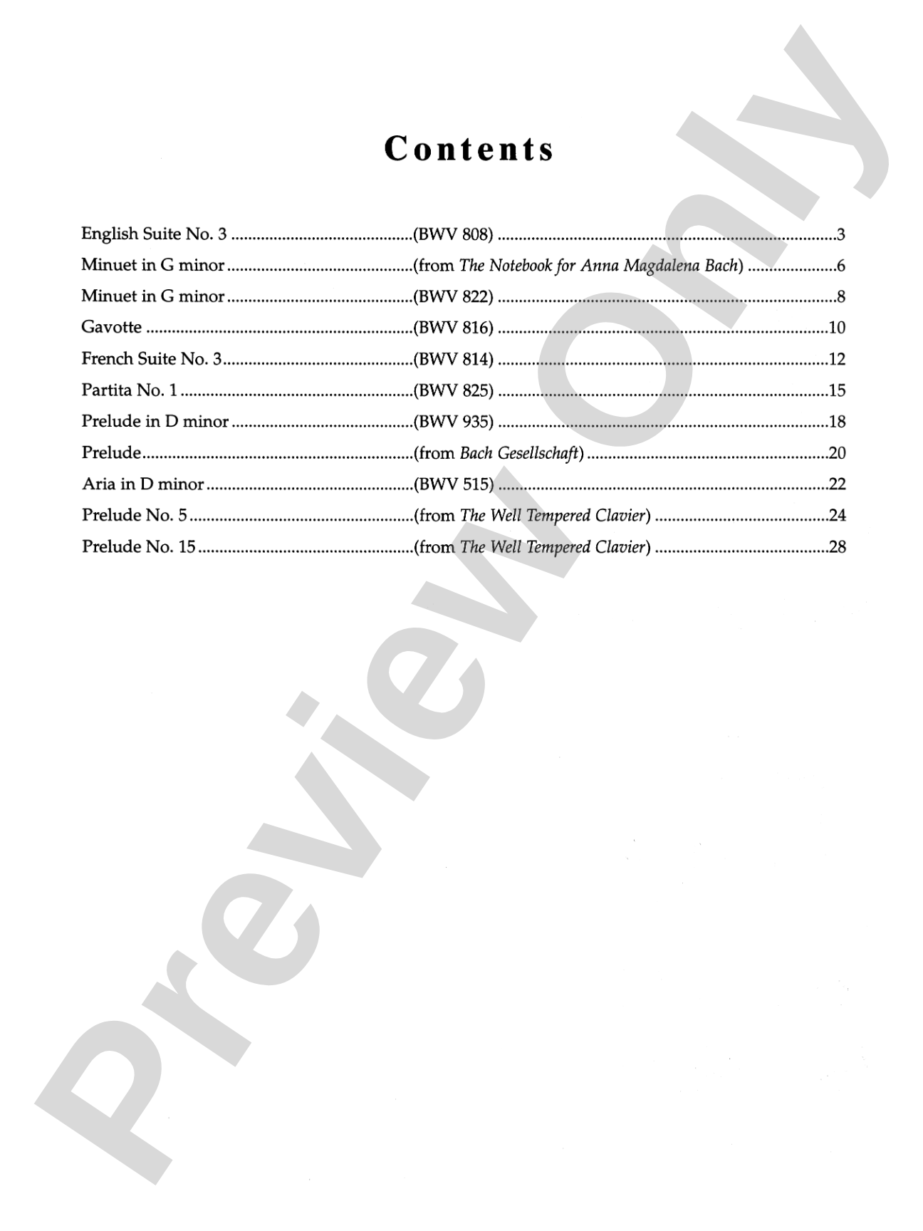 Bach-Schaum, Book Two: Based on Events and Episodes of Bach's Life: Piano