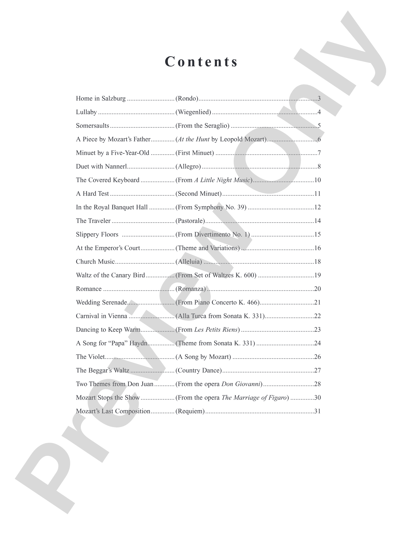 Mozart-Schaum, Book One: Based on Events and Episodes of Mozart's Life: Piano