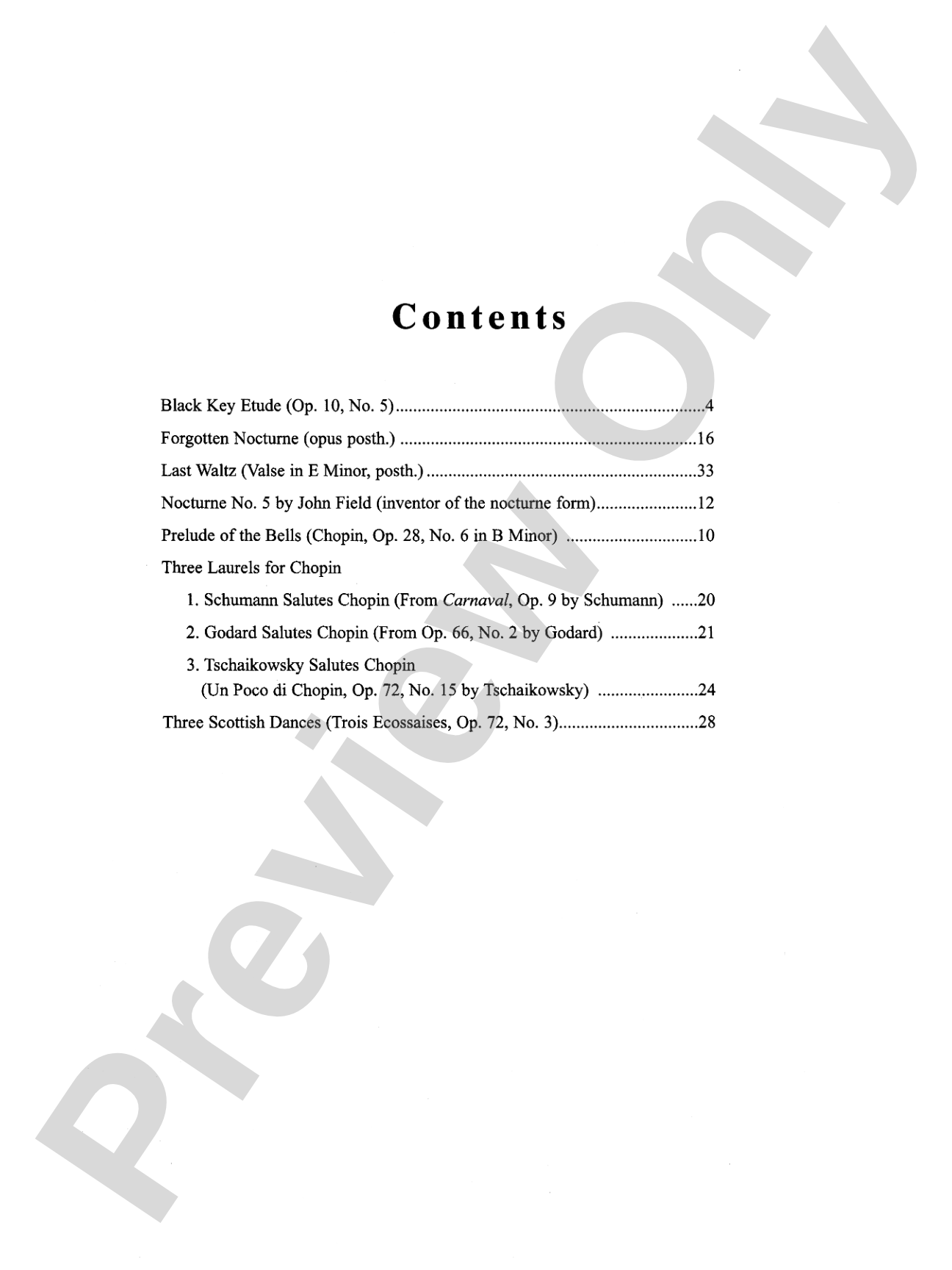 Chopin-Schaum, Book Two: Based on Events and Episodes of Chopin's Life: Piano