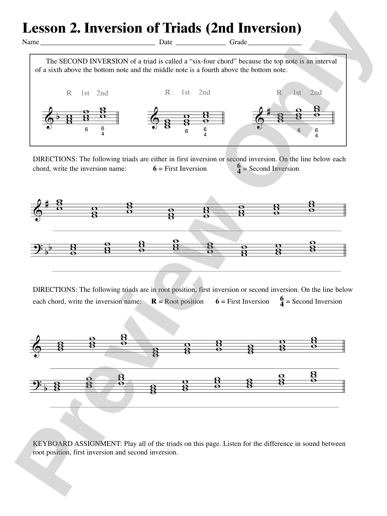 Harmony Lessons, Book 2 (Note Speller 4): Piano