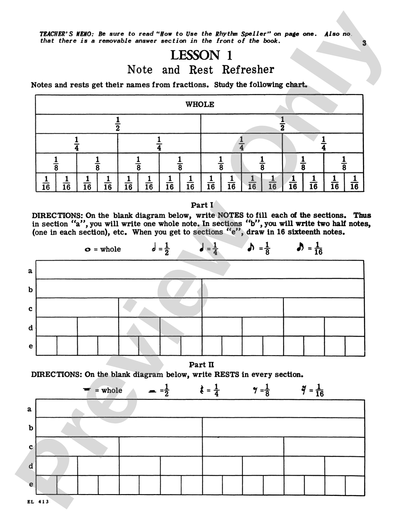 Rhythm Speller: For Piano: Piano