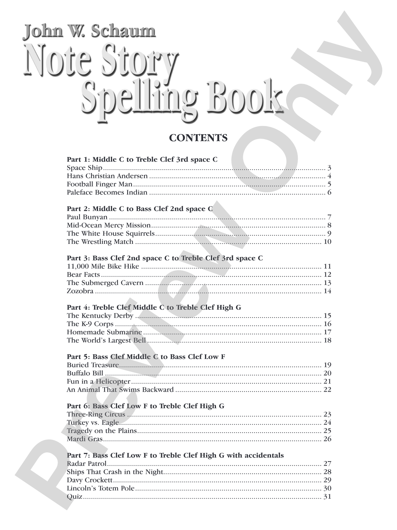 Note Story Spelling Book: A Unique Story Book with Many Words in Music Notation (Based on American Legends and Historical Figures): Piano