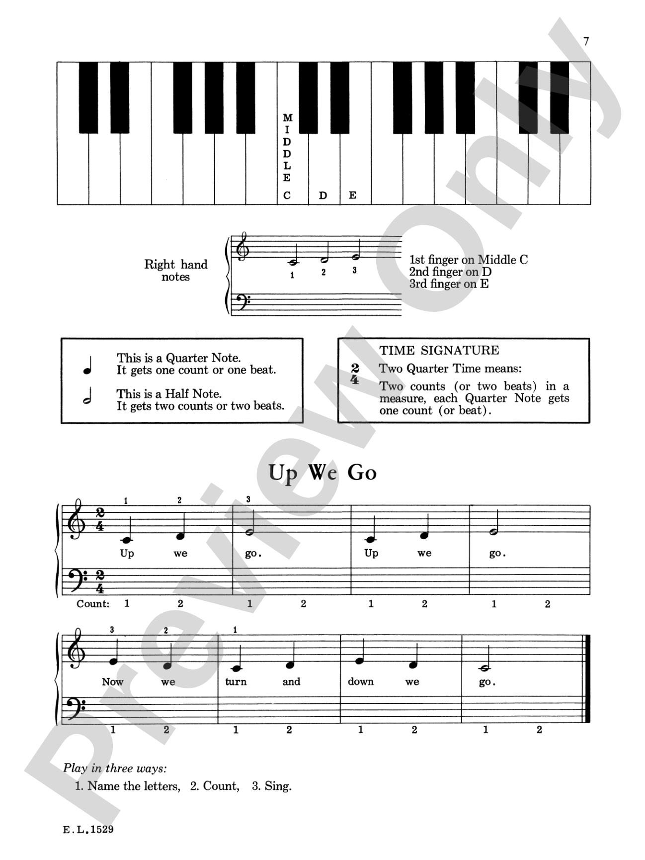 Eric Steiner Piano Course, Junior Approach: Piano