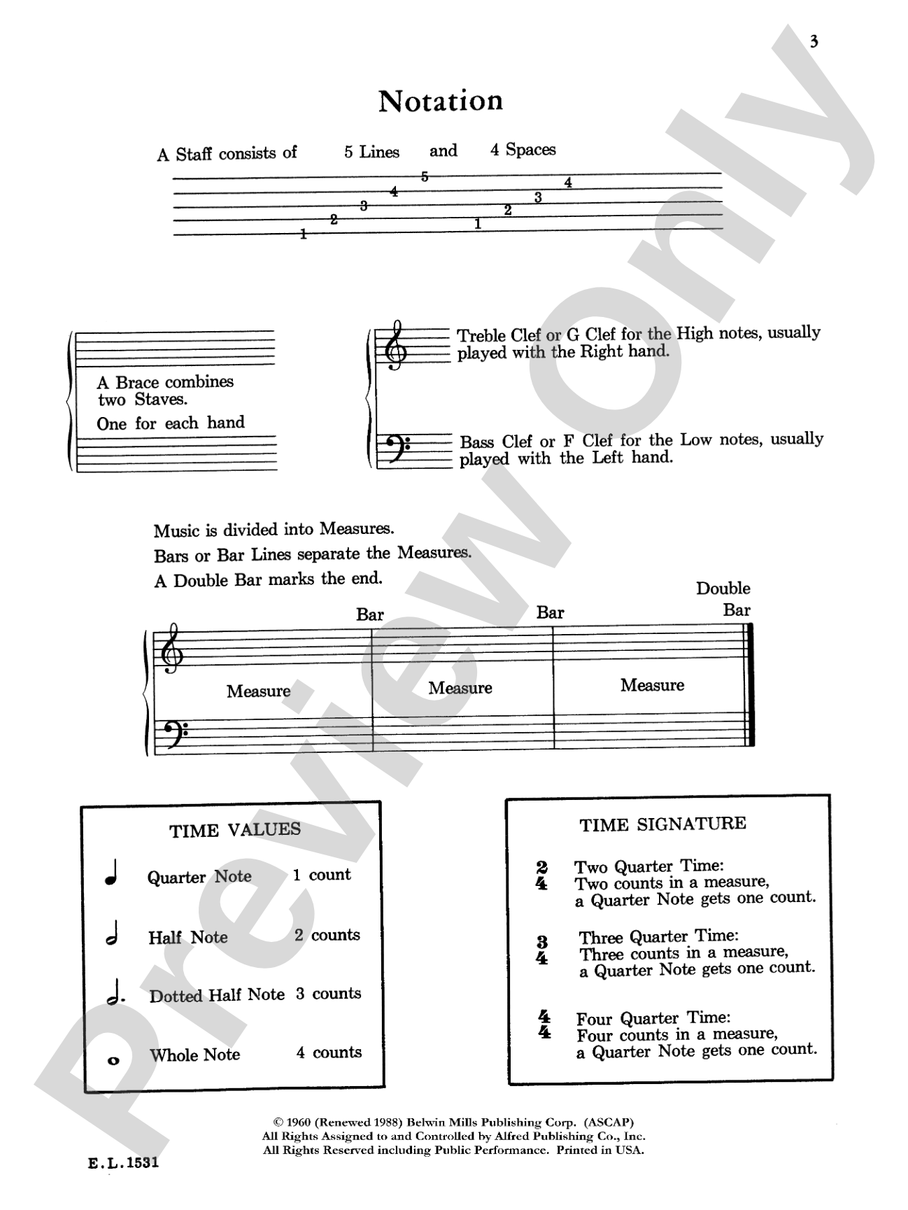 Eric Steiner Piano Course, Book 1: Piano