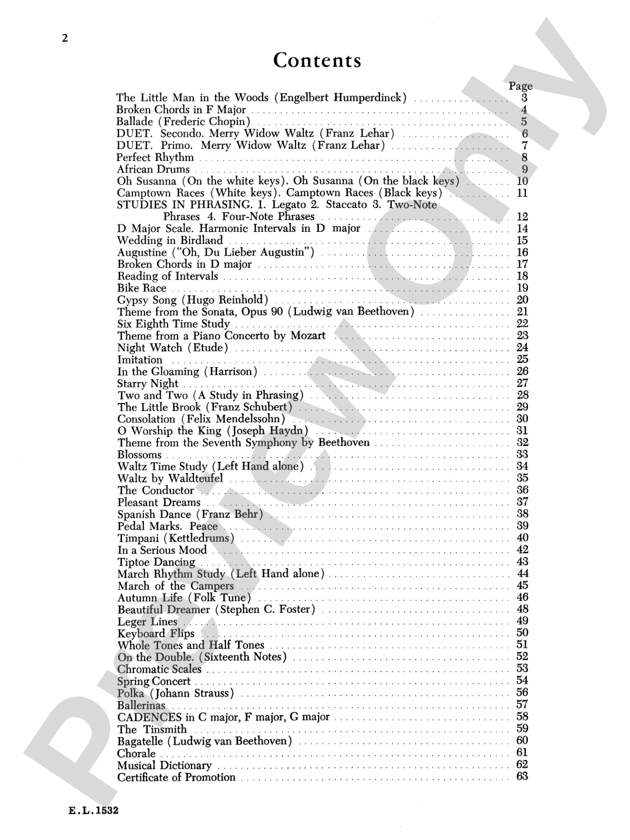 Eric Steiner Piano Course, Book 2: Piano