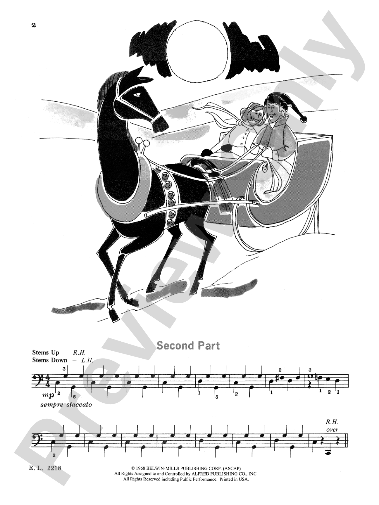 Christmas Music, Primer: Piano