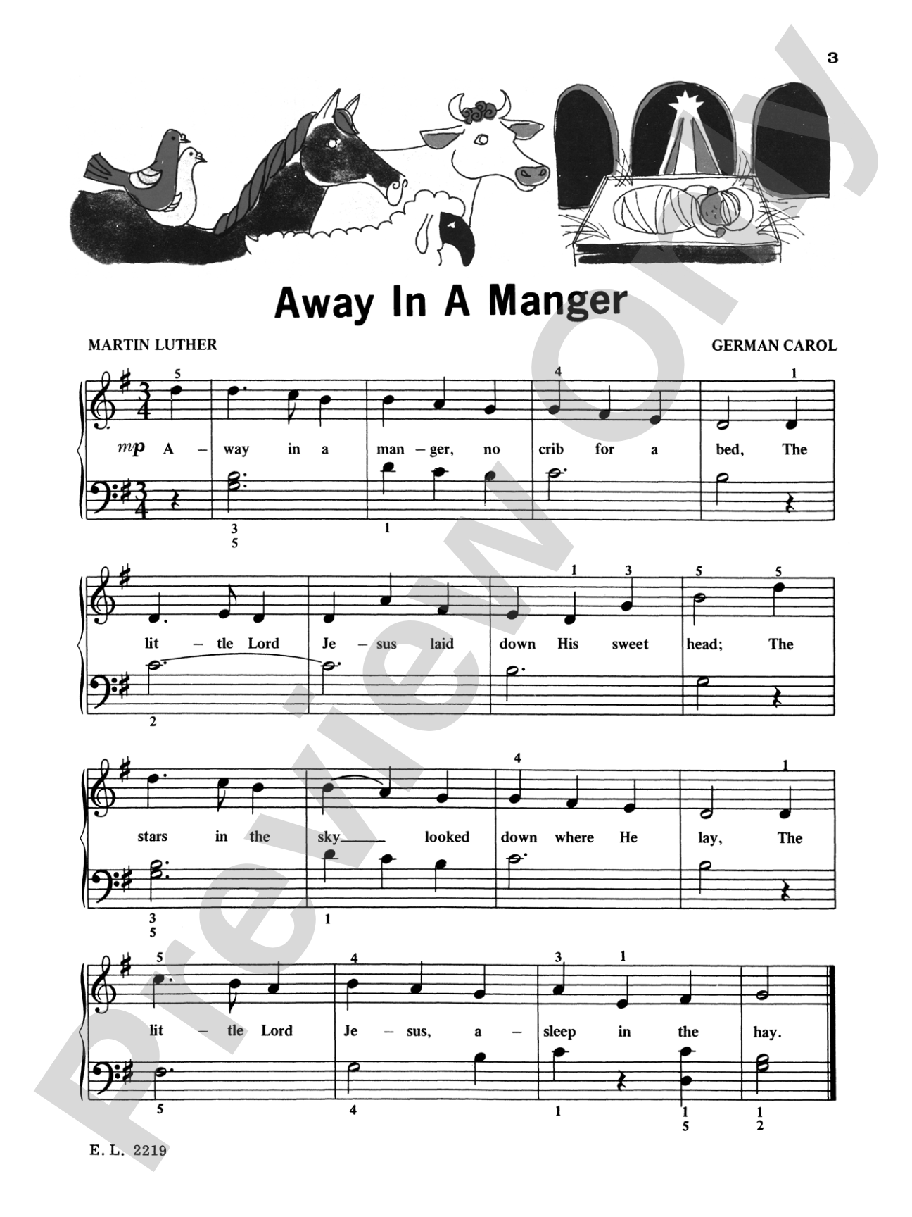 Christmas Music, Level 1: Piano