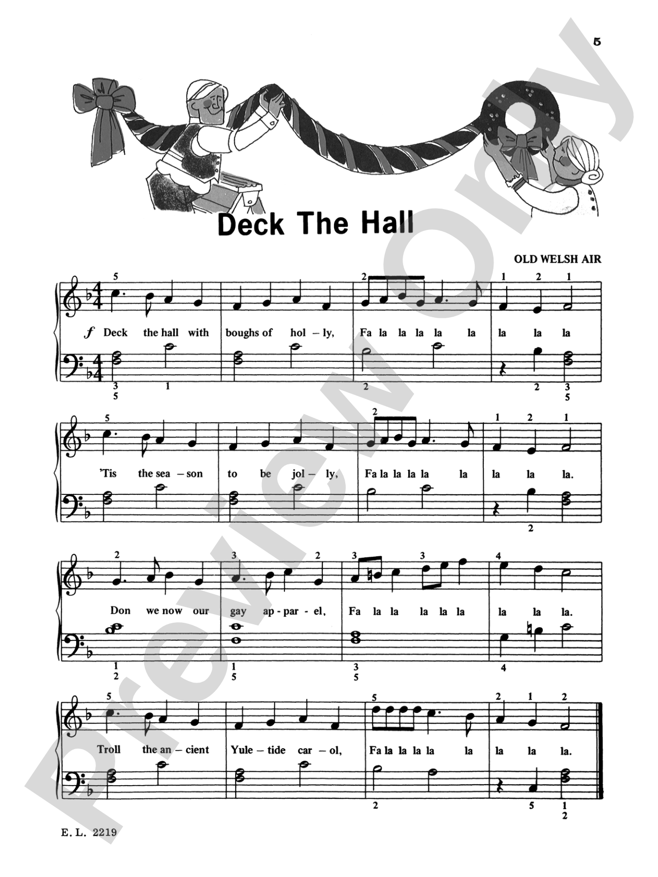 Christmas Music, Level 1: Piano