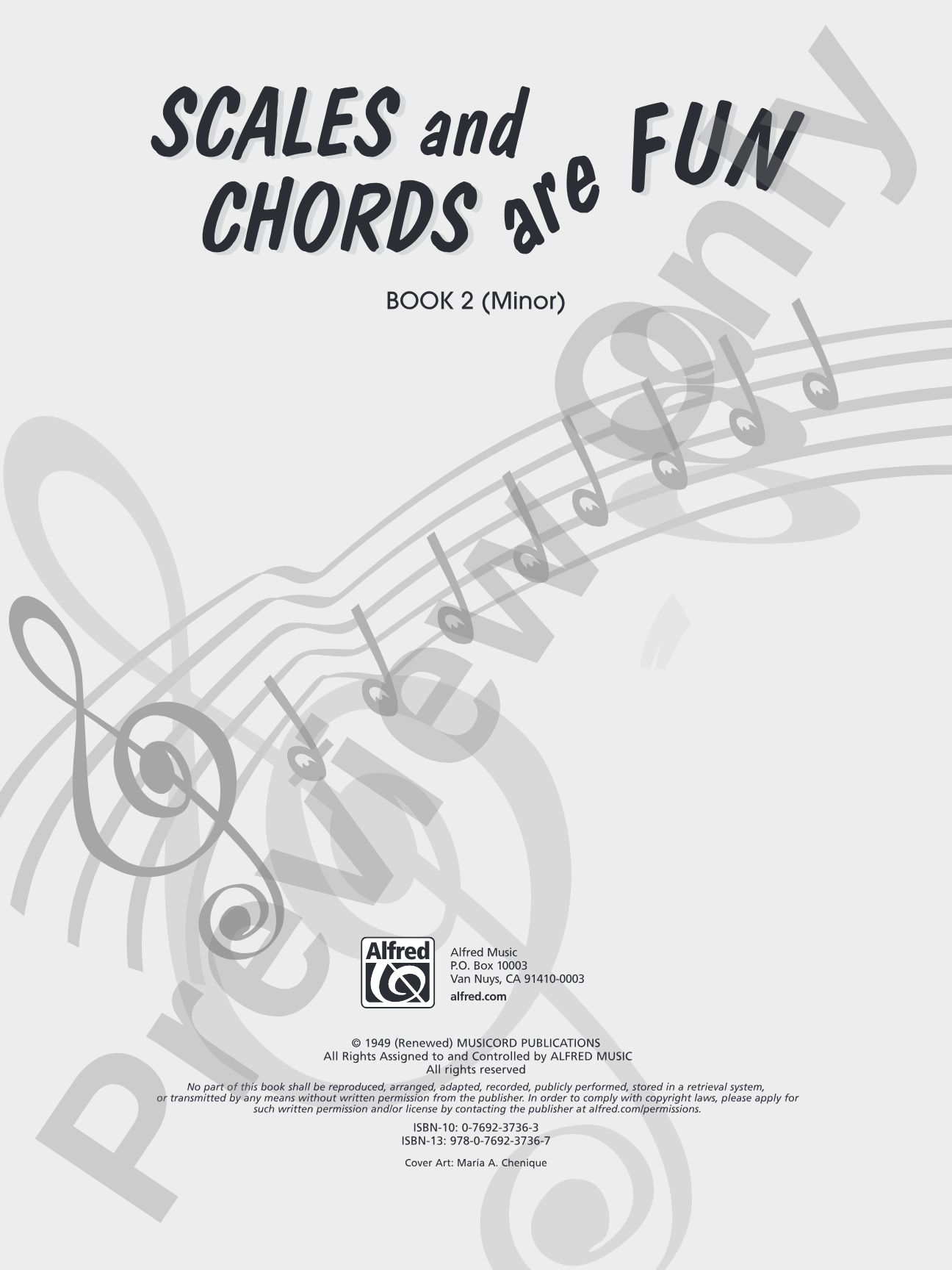 Scales and Chords Are Fun, Book 2 (Minor): Selected Studies: Piano