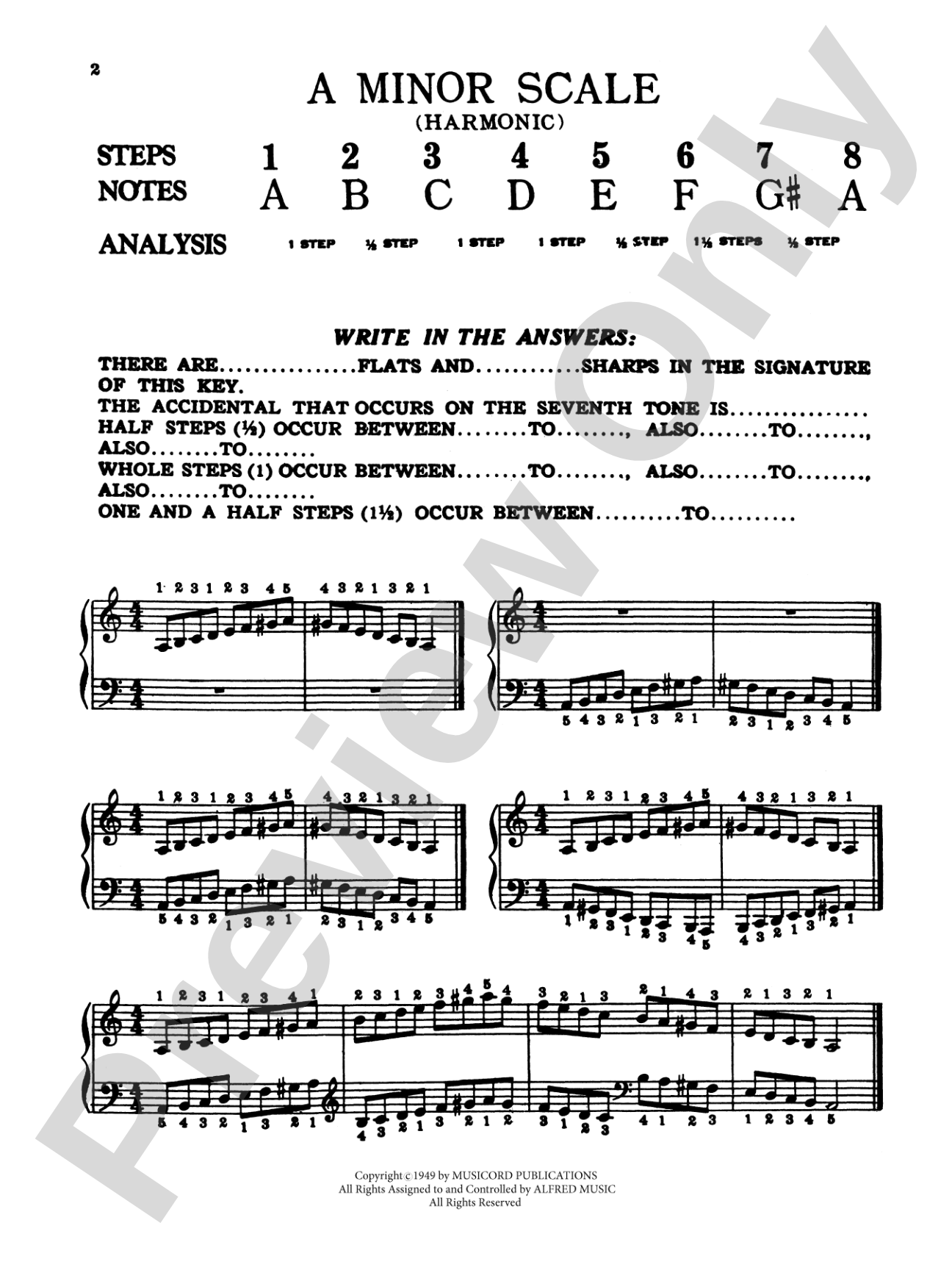 Scales and Chords Are Fun, Book 2 (Minor): Selected Studies: Piano