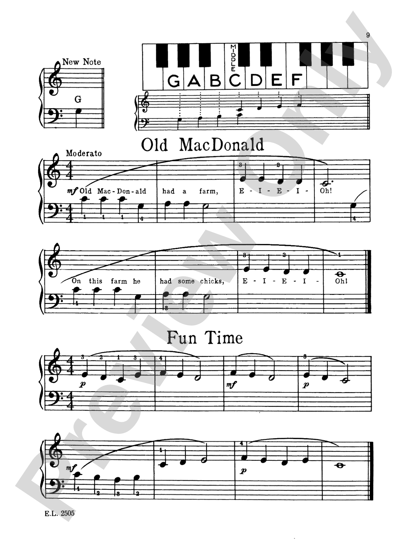 Piano Lessons Are Fun, Book 1: Piano