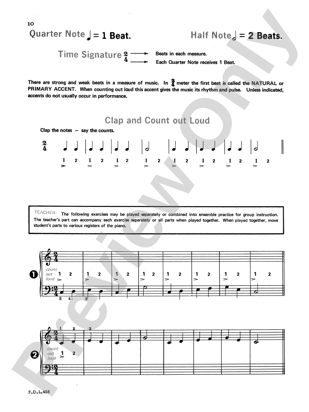 Adult Piano Student, Level 1: Piano