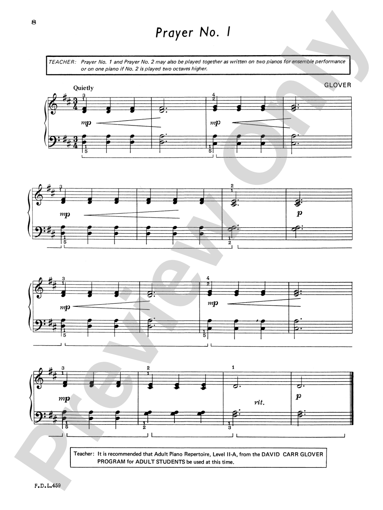 Adult Piano Student, Level 2: Piano
