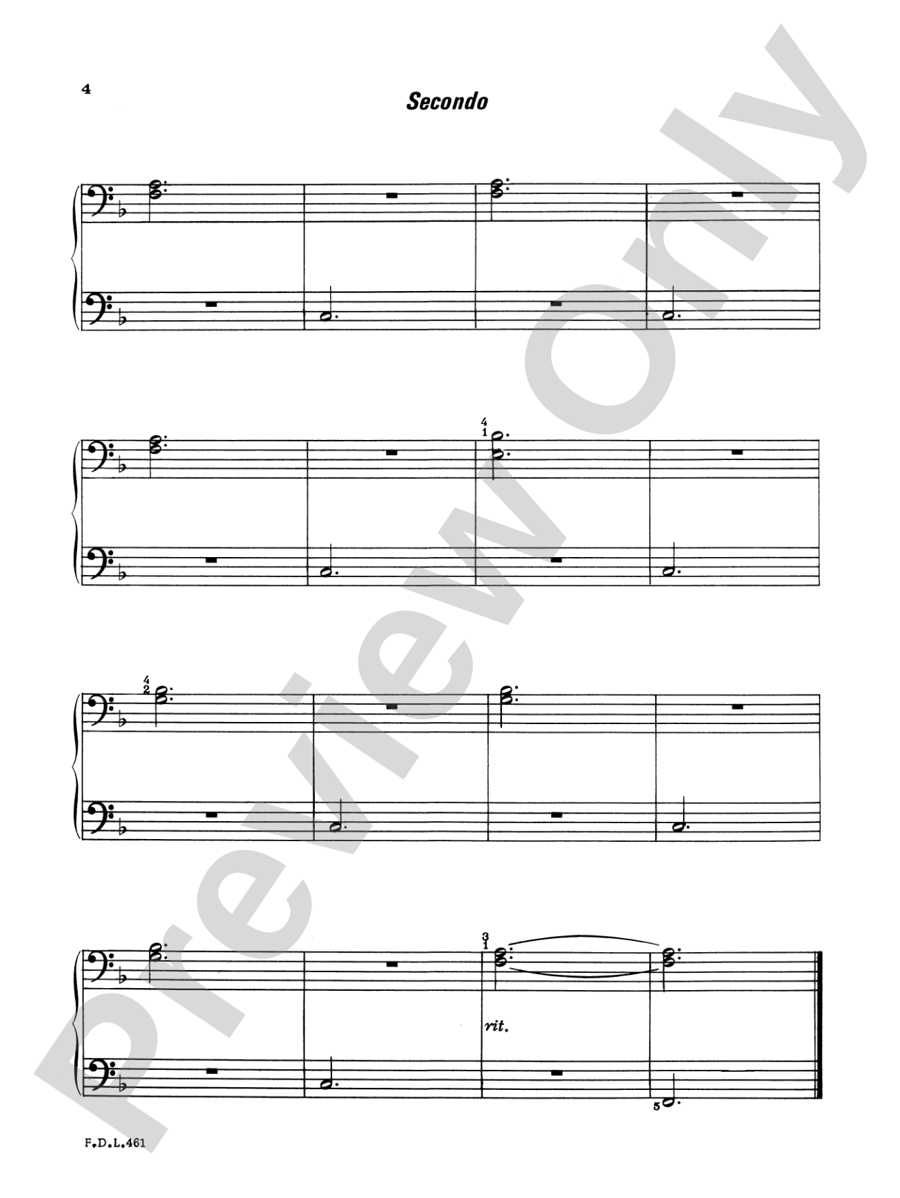 Piano Duets, Level 1: Piano