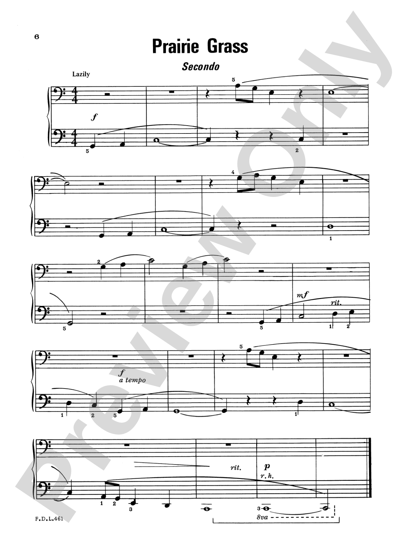 Piano Duets, Level 1: Piano