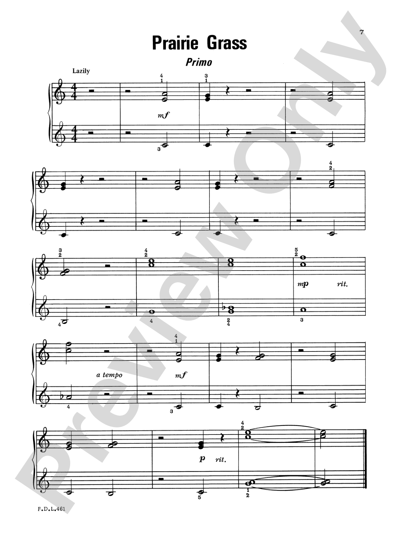 Piano Duets, Level 1: Piano