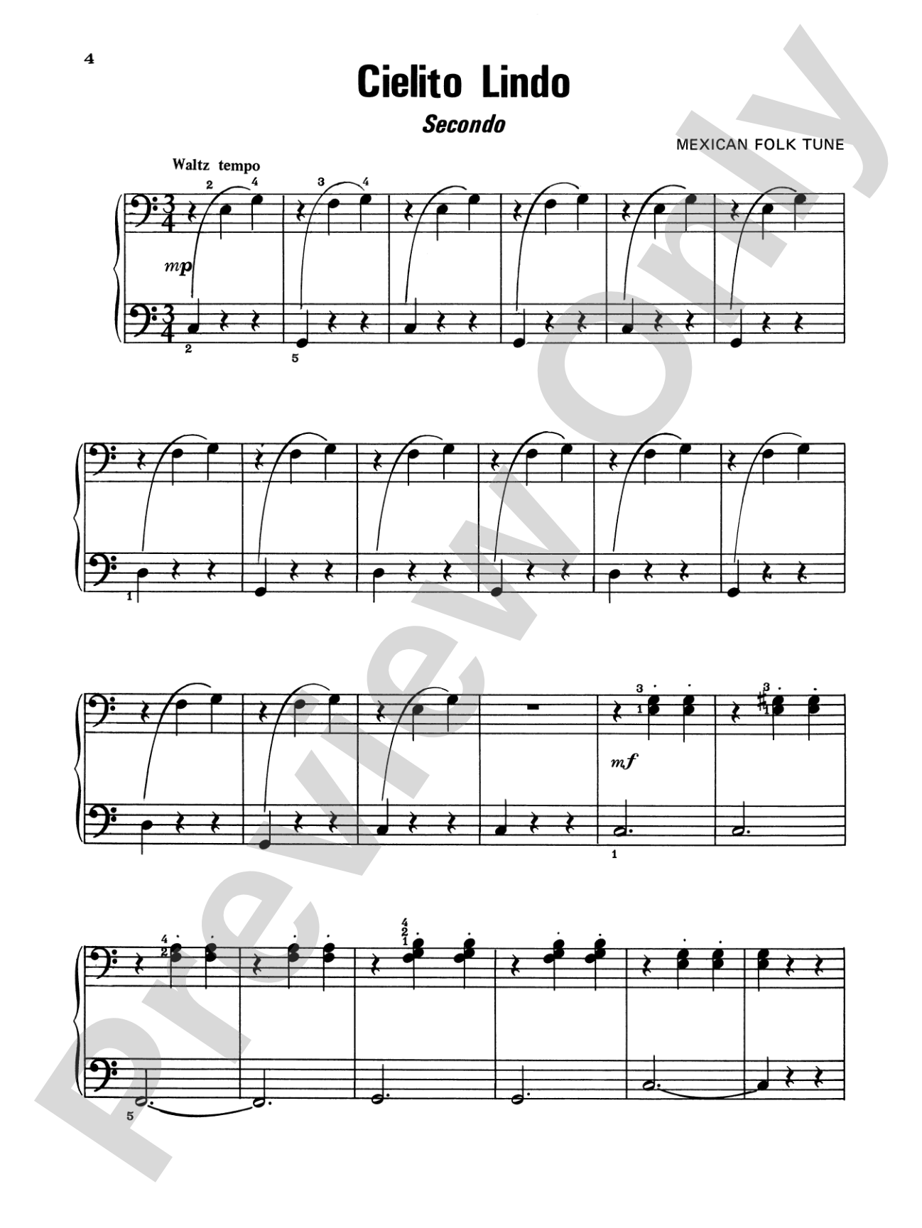 Piano Duets, Level 2: Piano