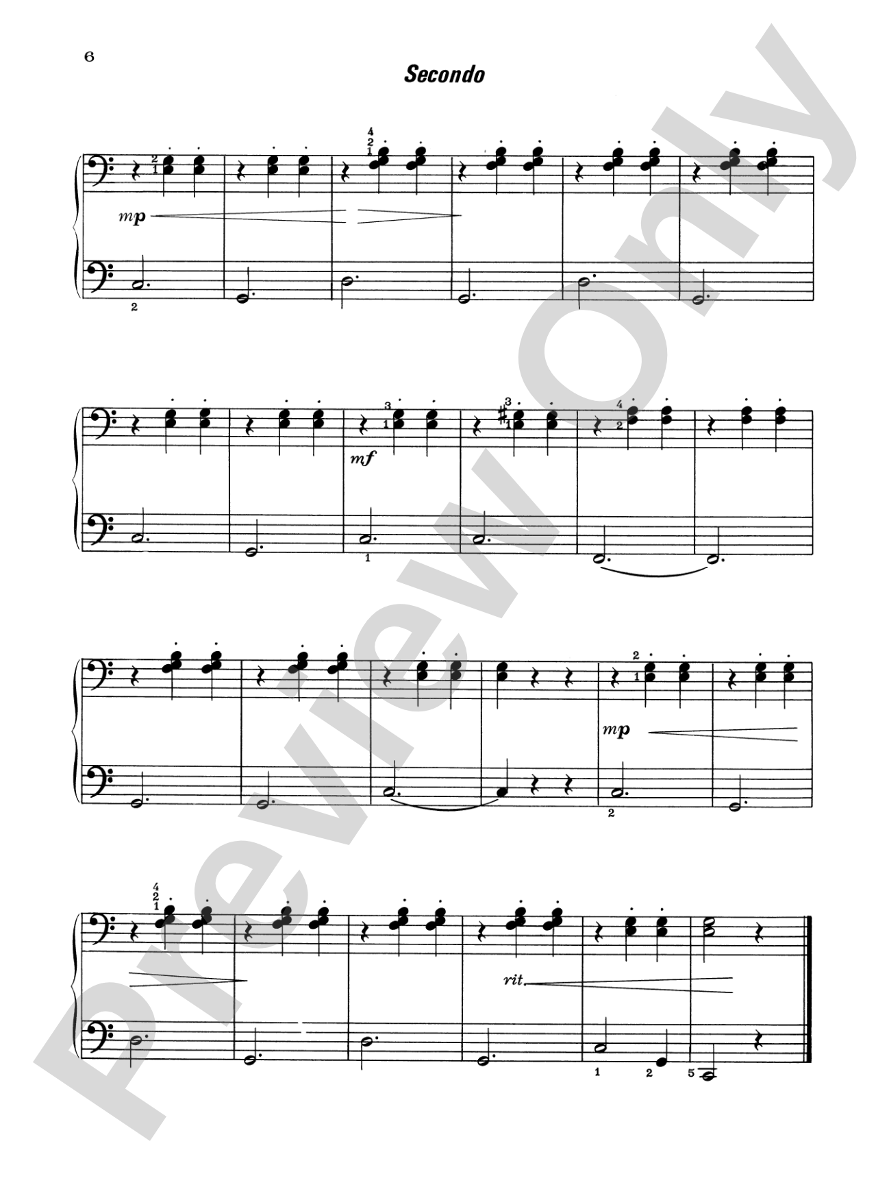 Piano Duets, Level 2: Piano