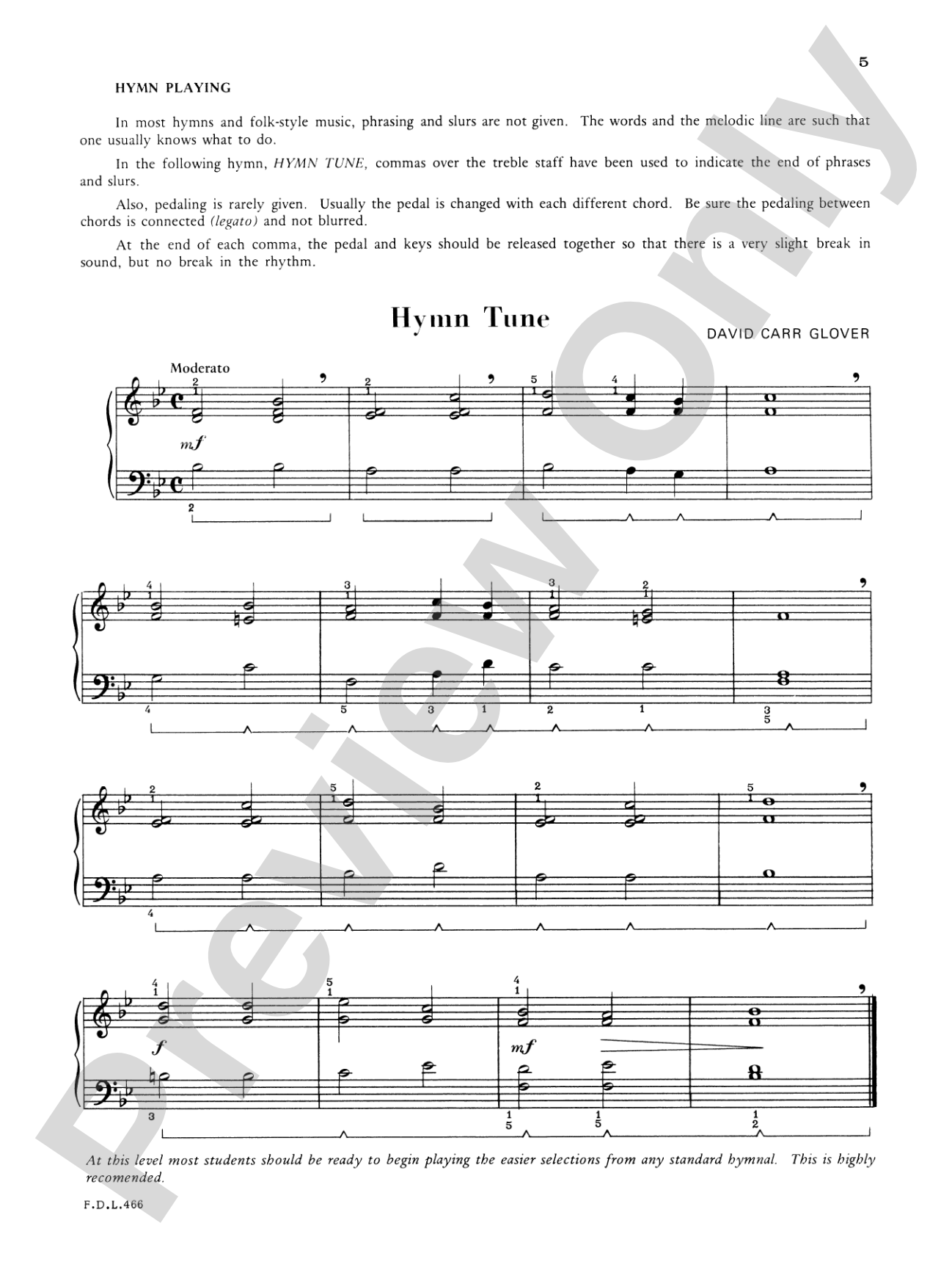 Piano Student, Level 5: Piano