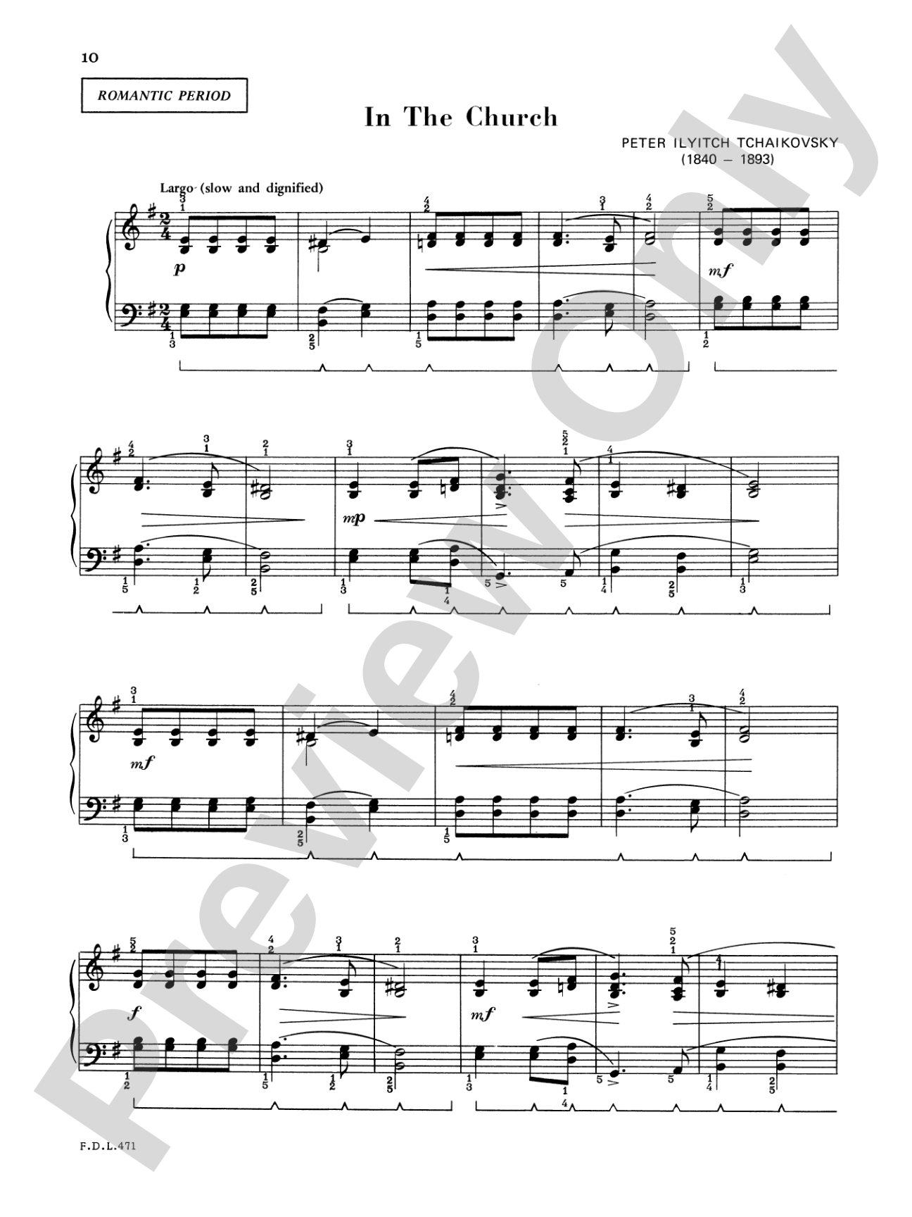 Piano Student, Level 6: Piano