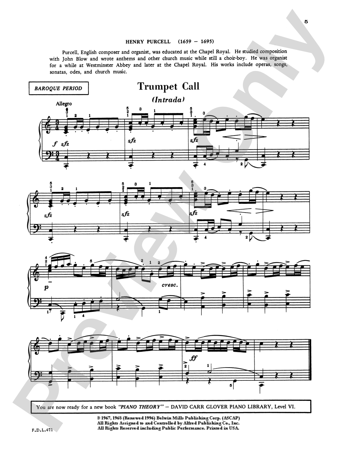 Piano Student, Level 6: Piano