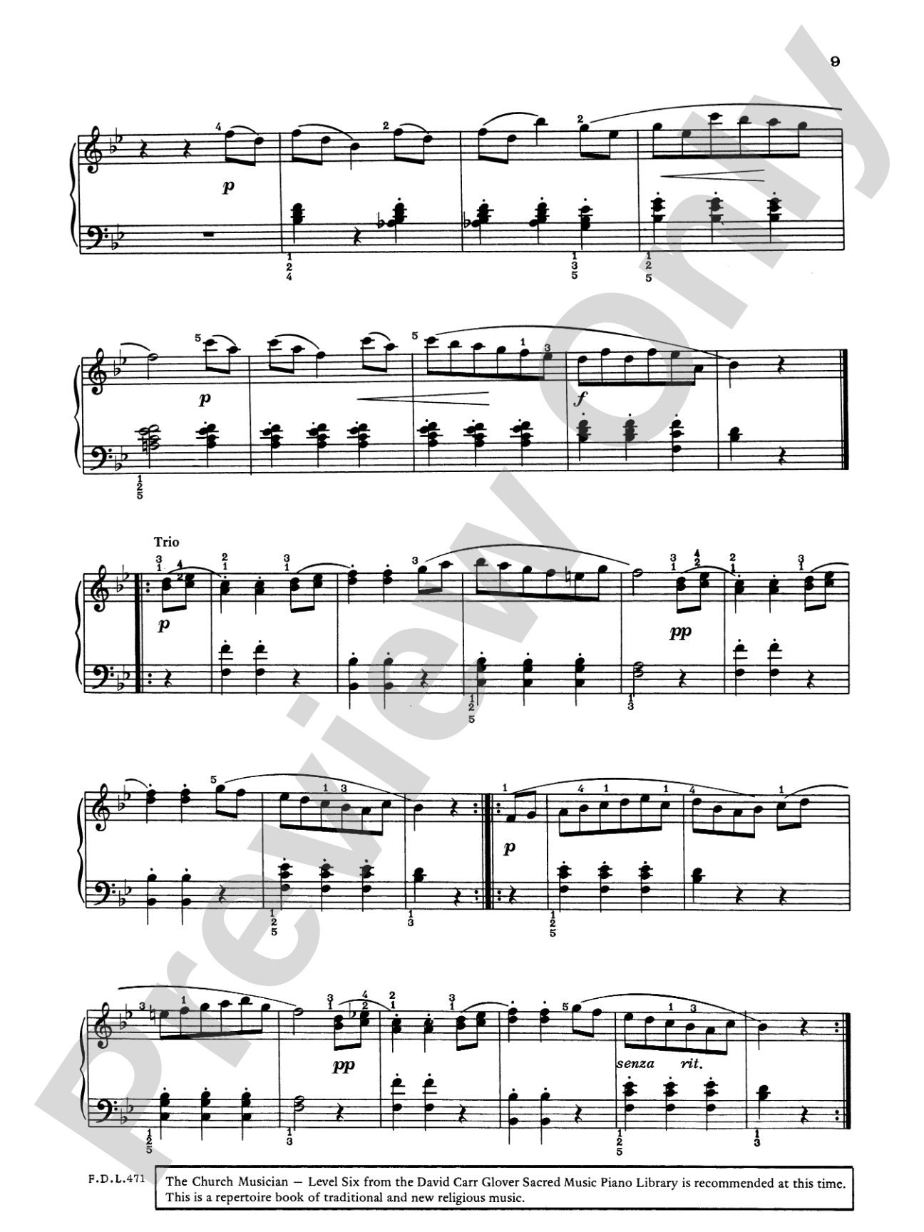 Piano Student, Level 6: Piano