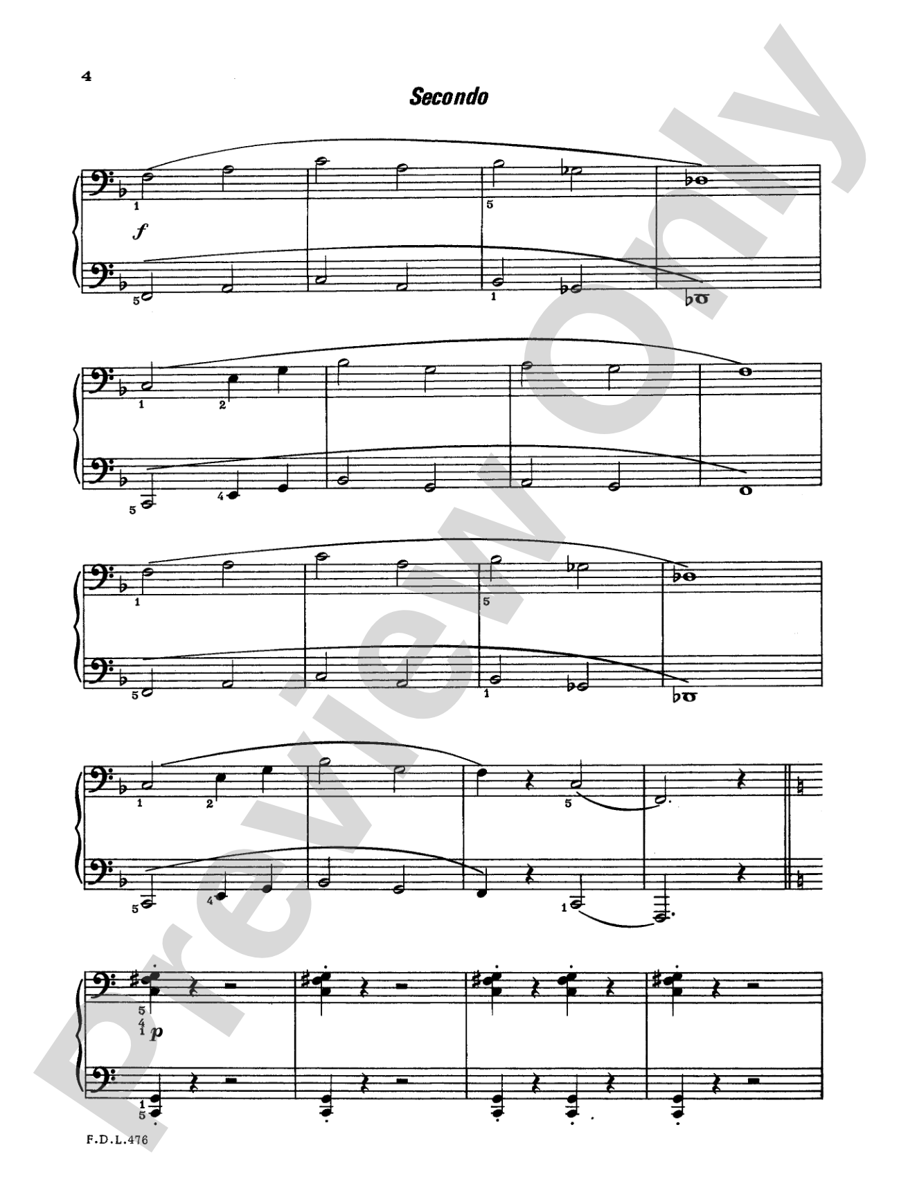 Piano Duets, Level 3: Piano
