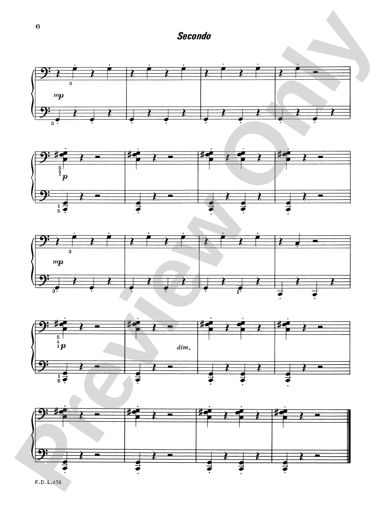 Piano Duets, Level 3: Piano