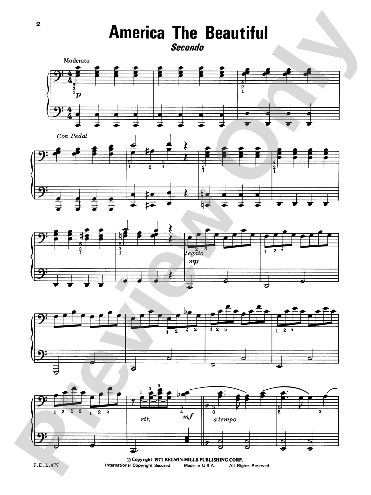 Piano Duets, Level 4: Piano