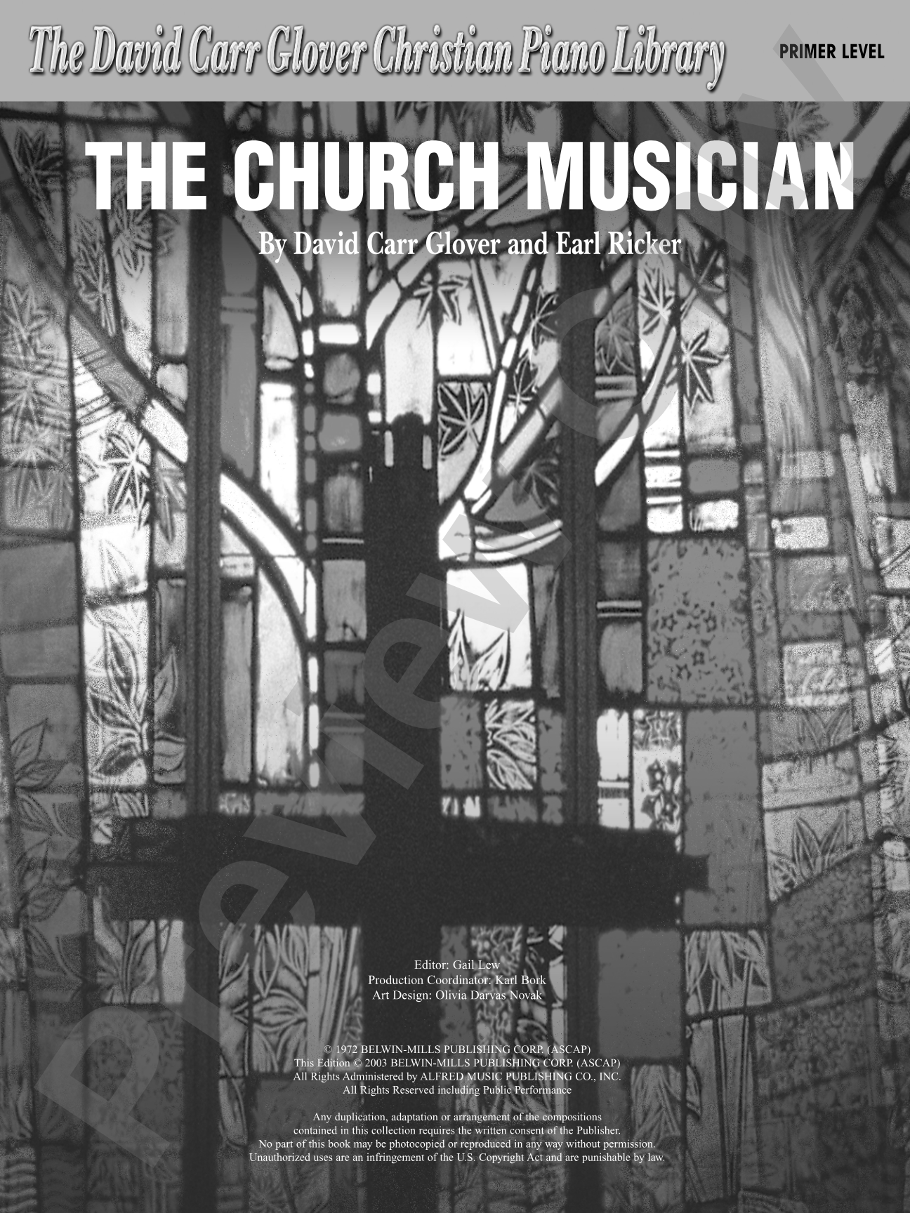 The Church Musician, Primer: Piano