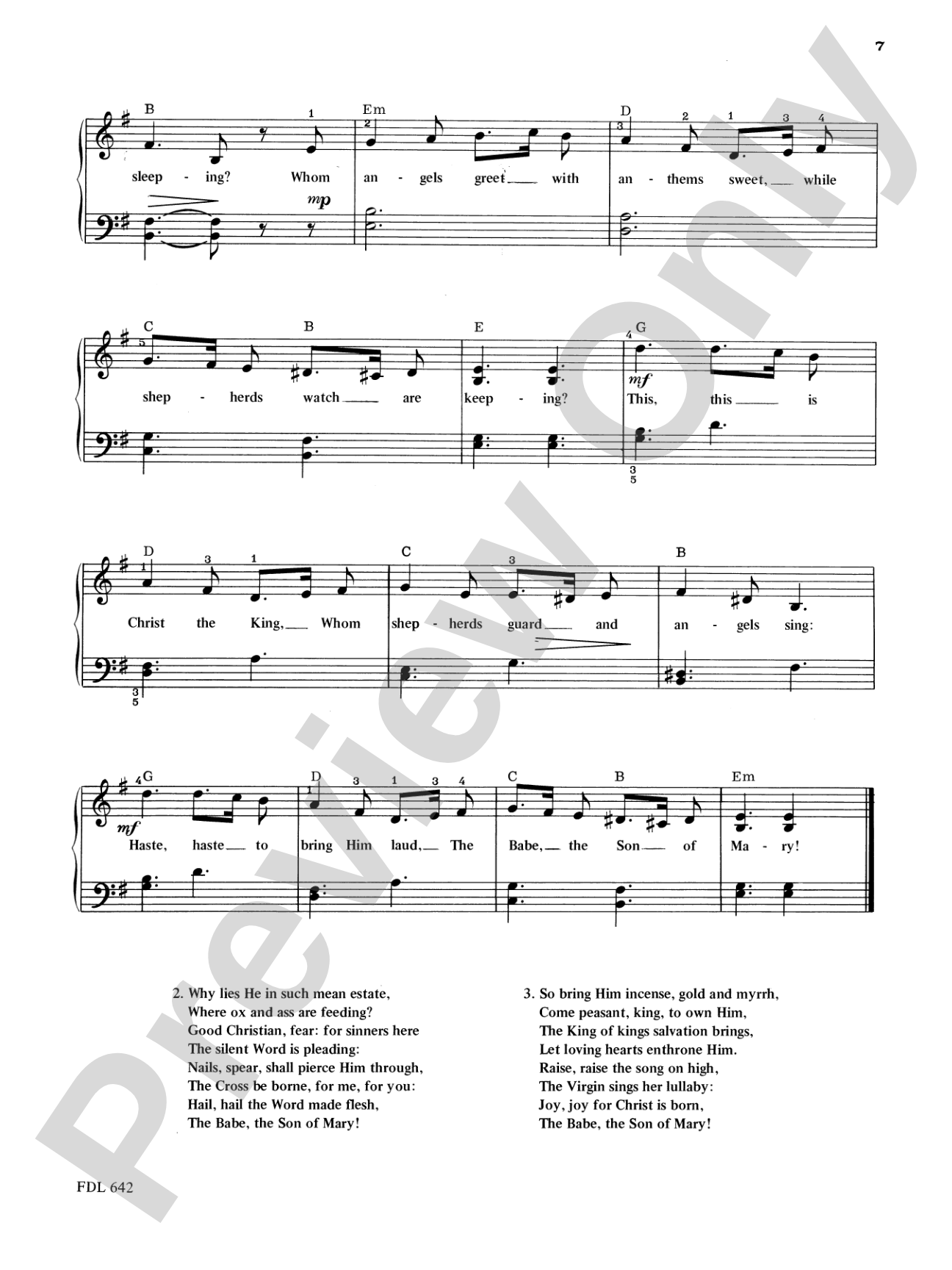 Christmas Music, Level 3: Piano