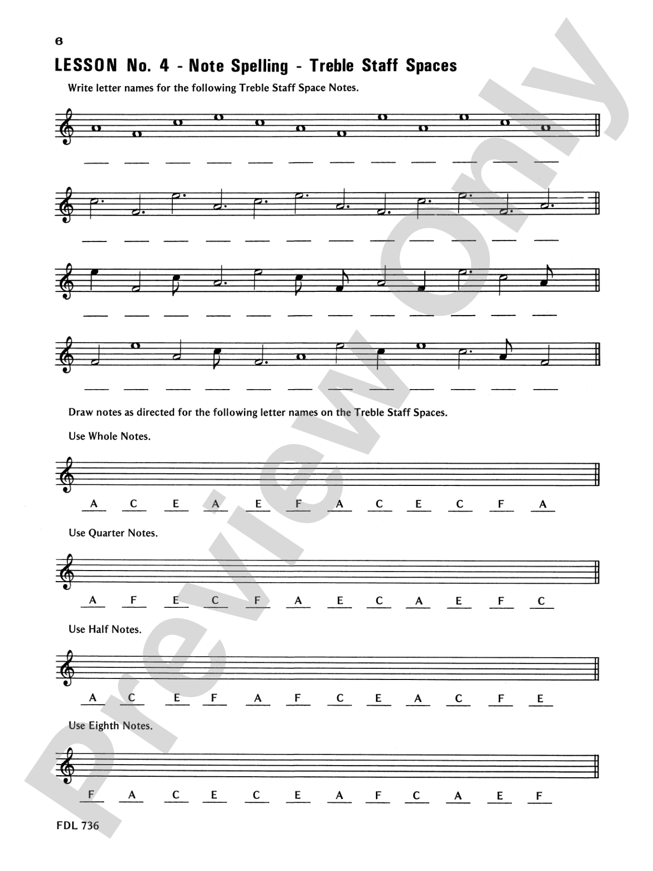 30 Notespelling Lessons, Level 2: Piano