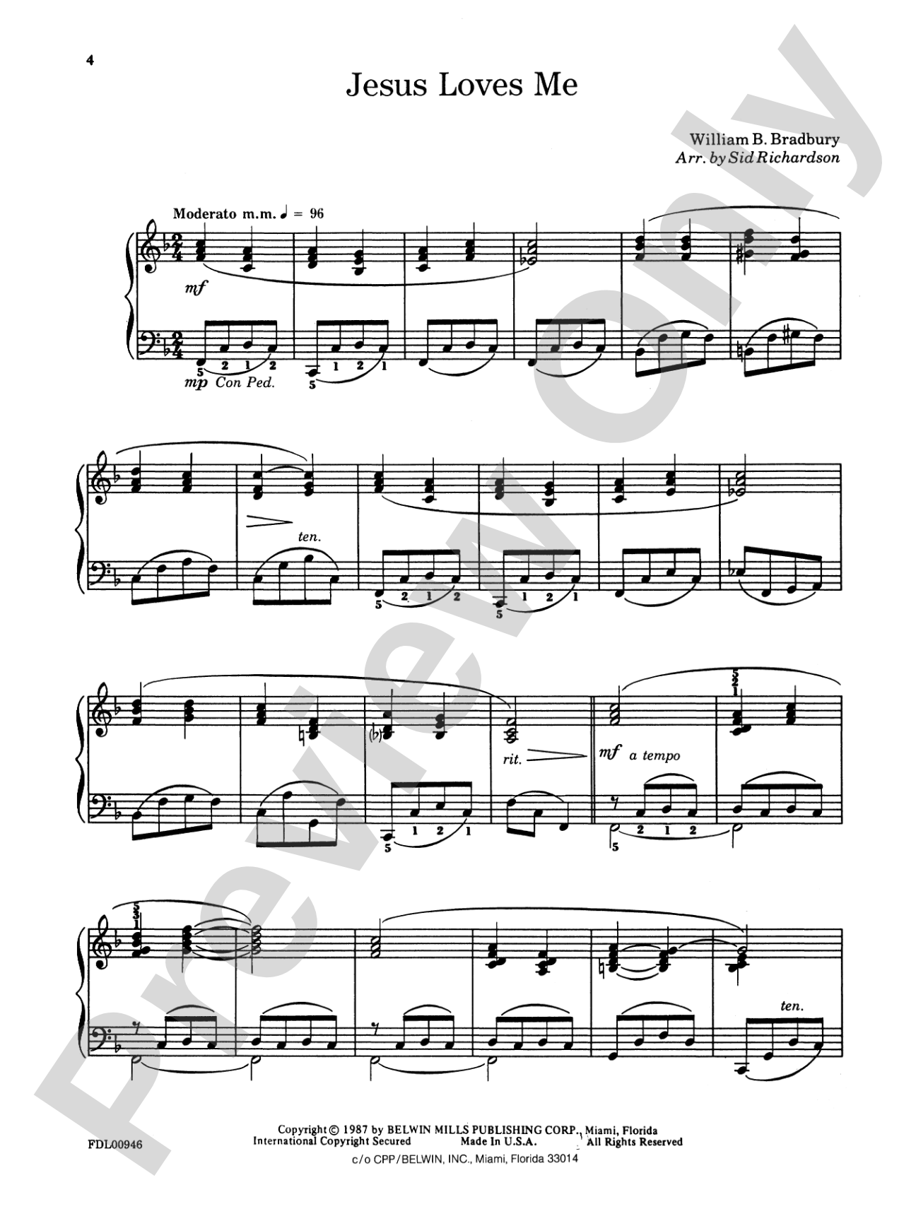 Hymn Reflections, Level 5: Piano Arrangements of Favorite Hymns: Piano