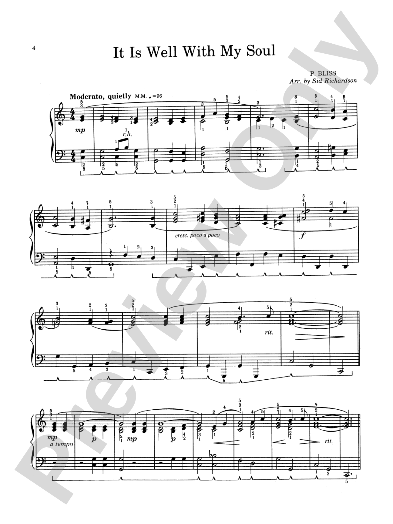 Hymn Reflections, Level 6: Piano Arrangements of Favorite Hymns: Piano