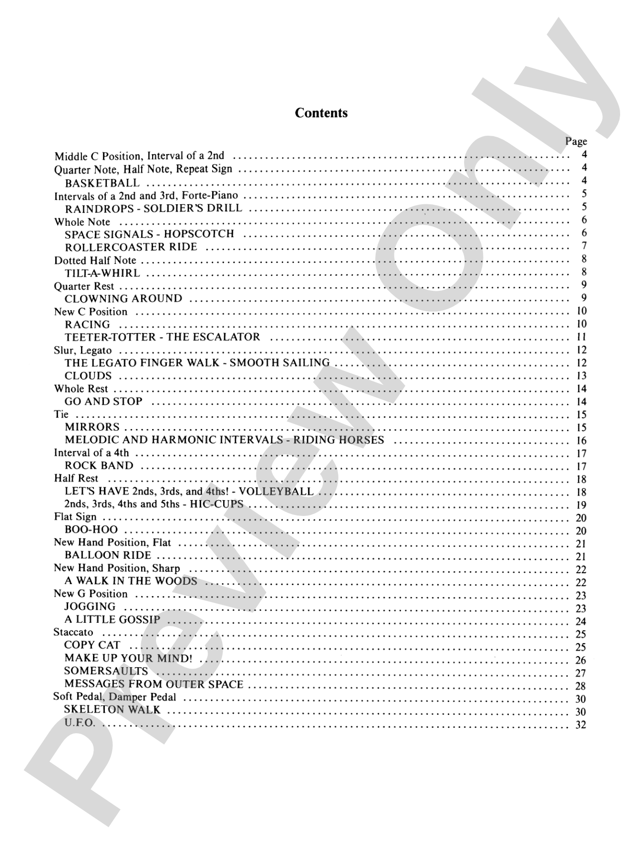 David Carr Glover Method for Piano: Technic, Primer: Piano